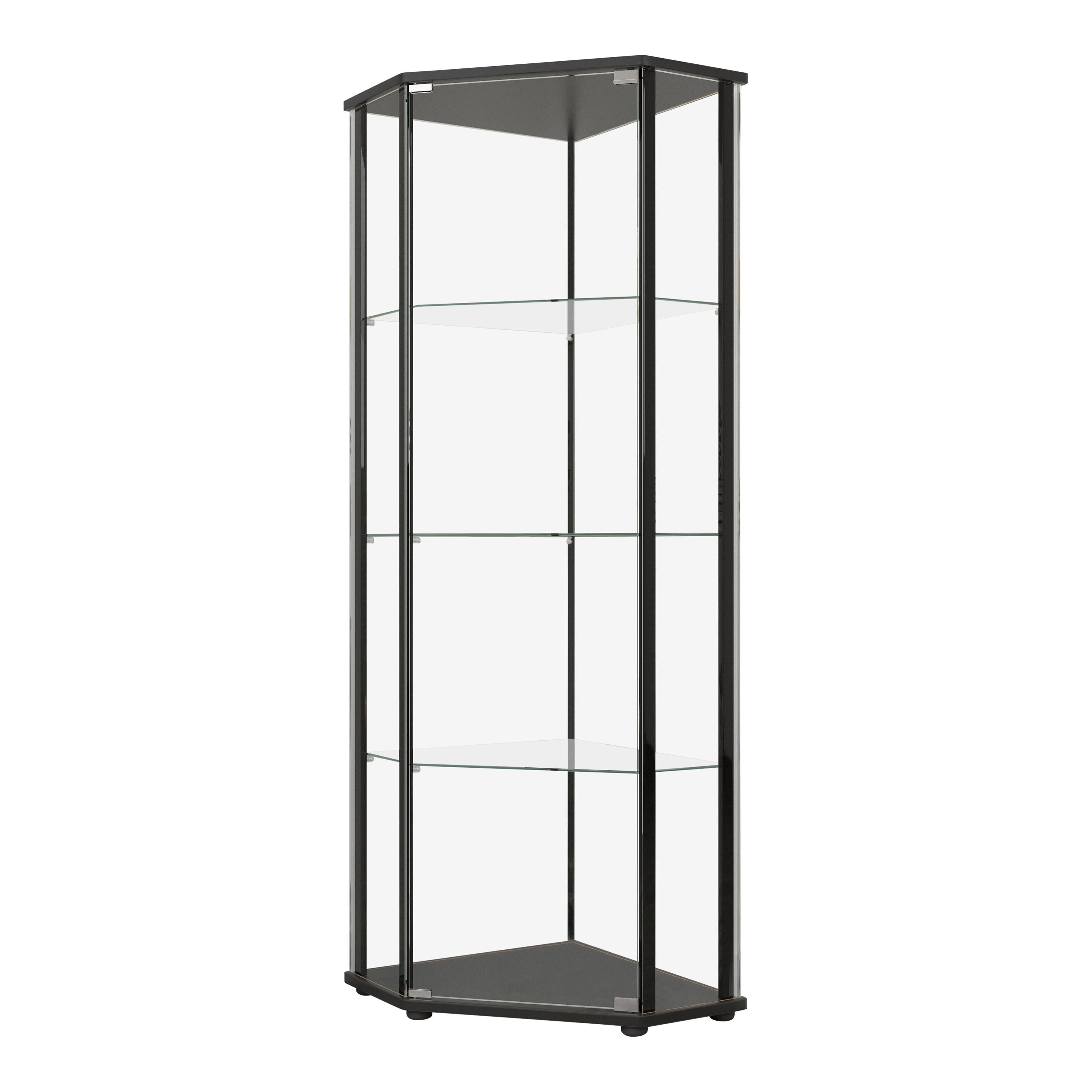 Coaster Furniture Zenobia 953234 4-shelf Curio Cabinet Display Case – Black