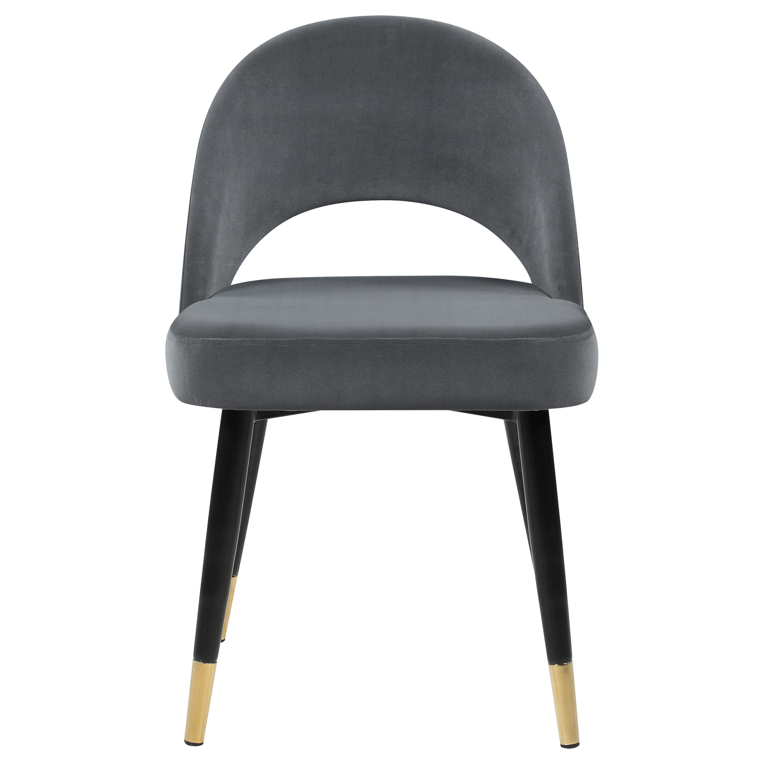 Coaster Furniture Lindsey 192542 Upholstered Dining Side Chair - Grey - Image 2