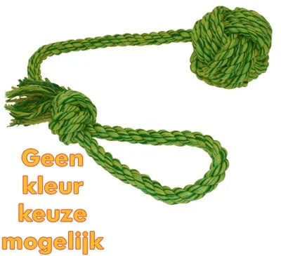Happy Pet Nuts For Werpflostouw with Rope Ball - Inexpensive dog tug toy - Image 1