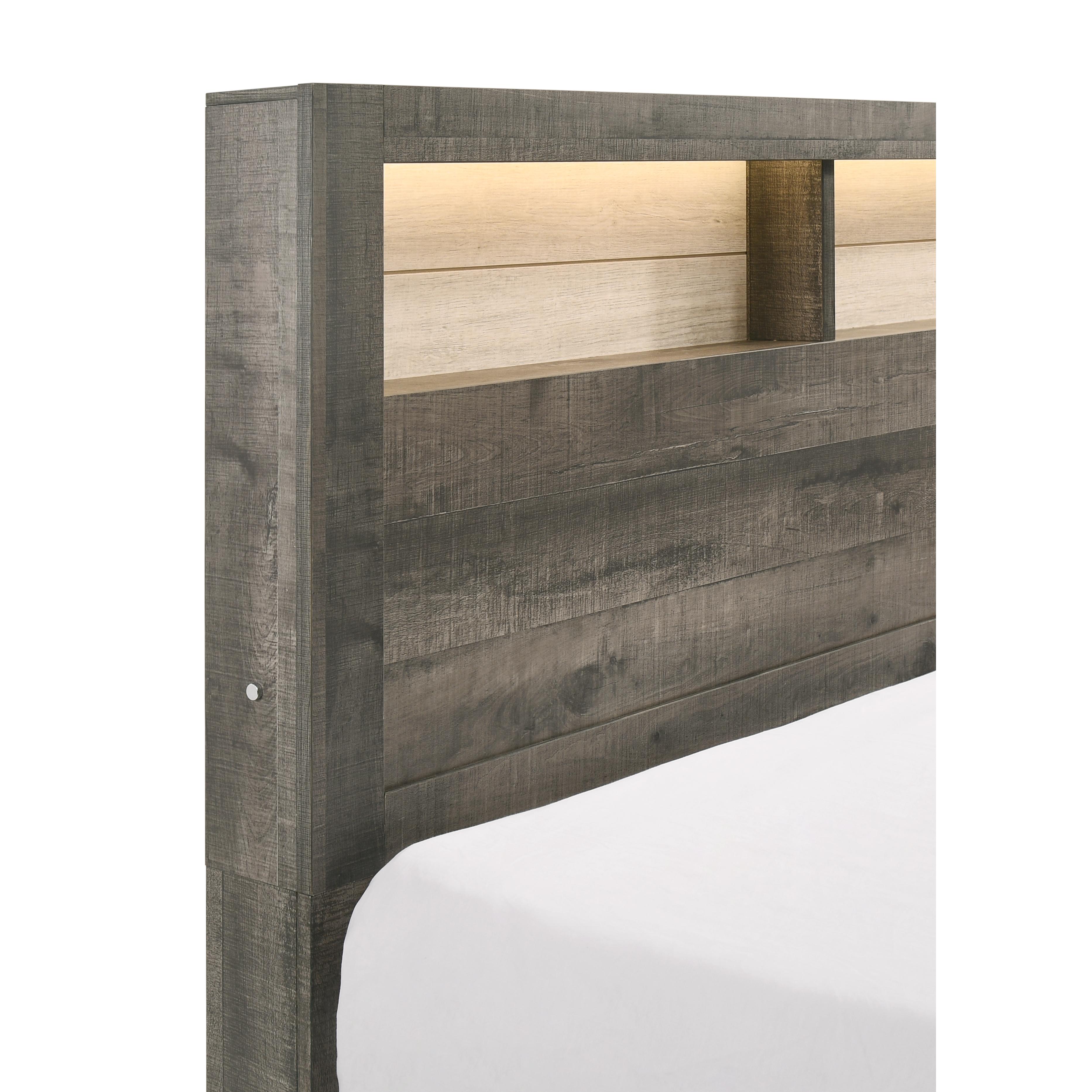 Crown Mark Rhett B8170-Q-BED Queen Bookcase Bed - Image 3