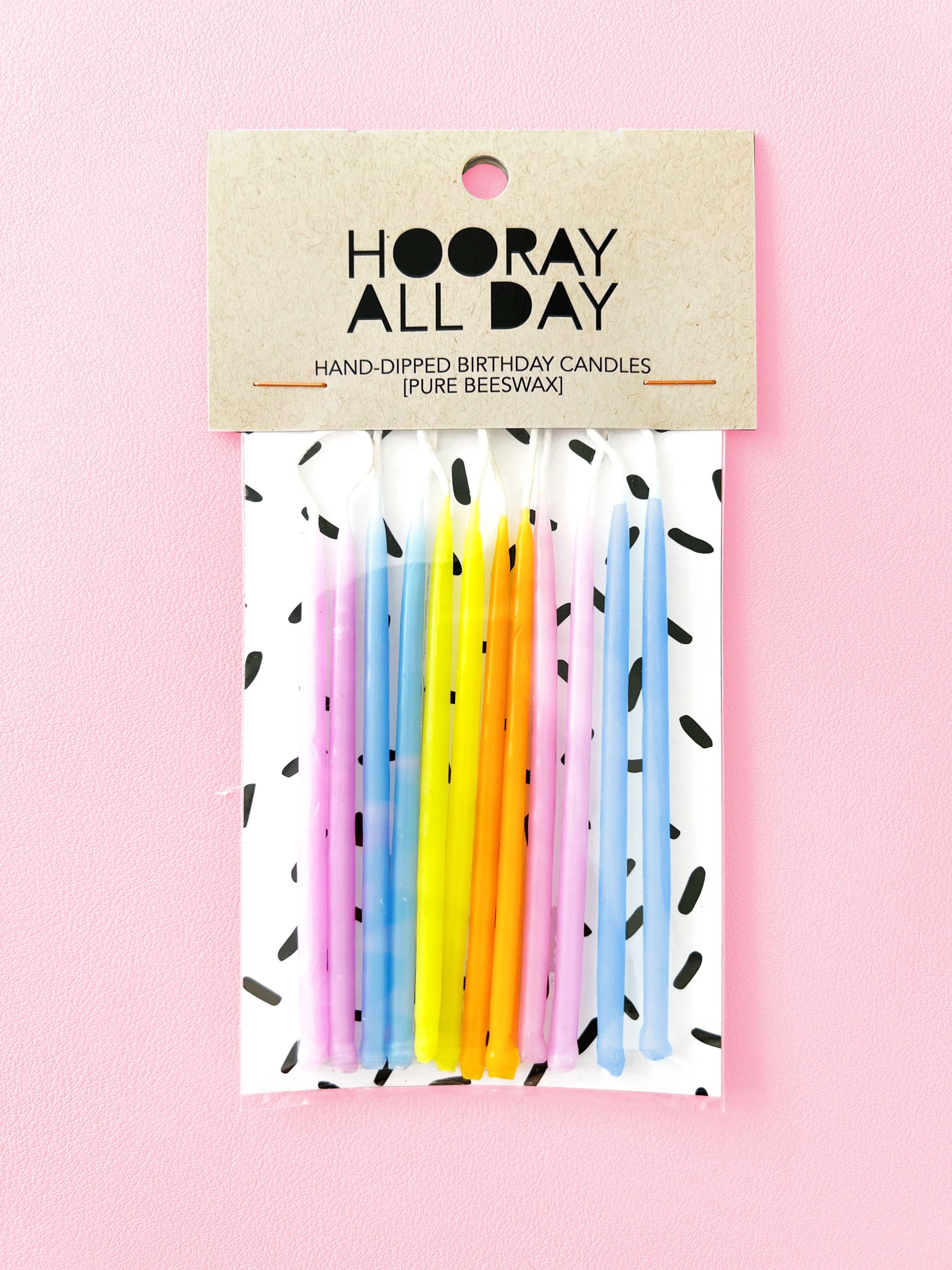 100% Beeswax Hand-Dipped Birthday Candles - Image 3