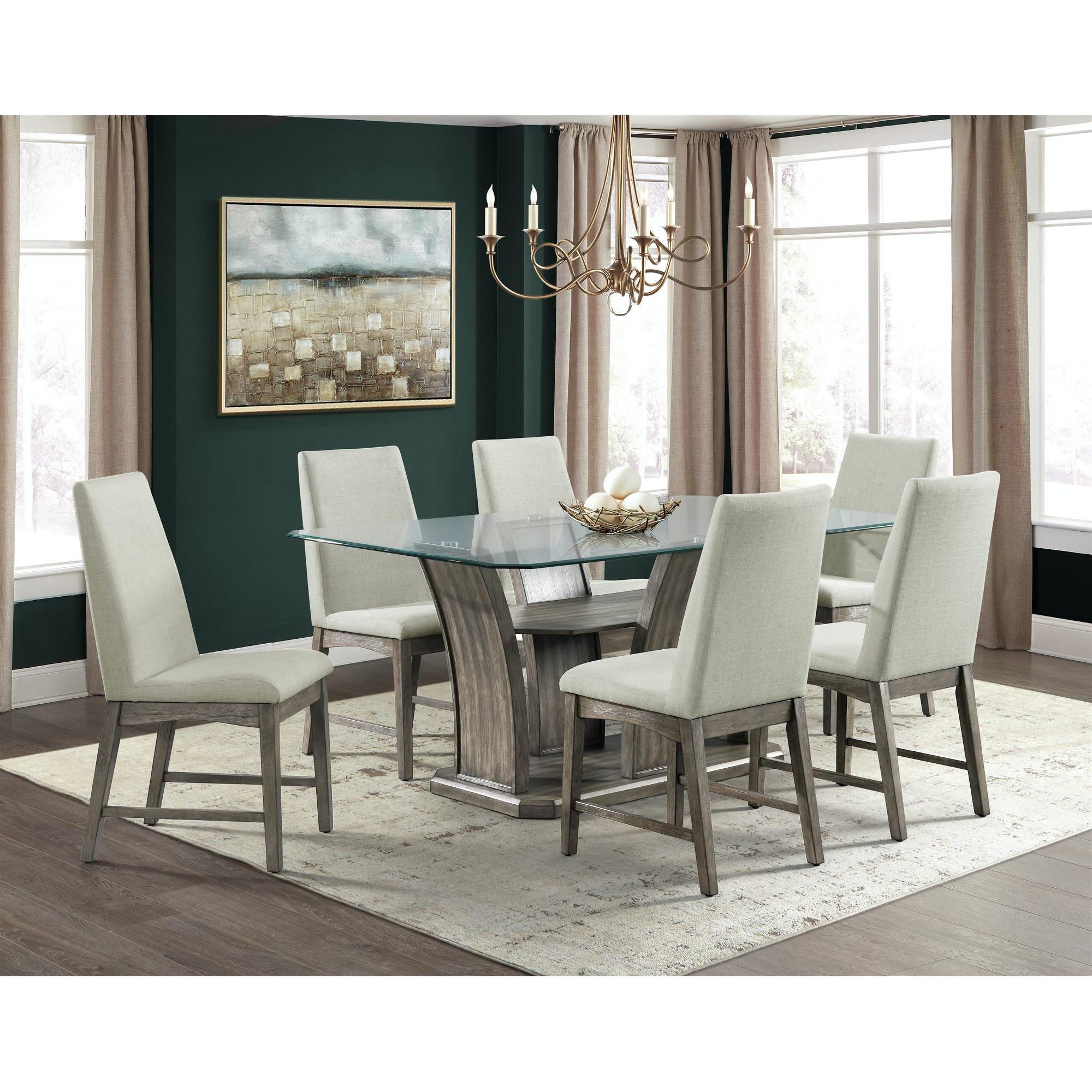 Elements International Dapper DPR300SCN Side Chair - Grey - Image 2