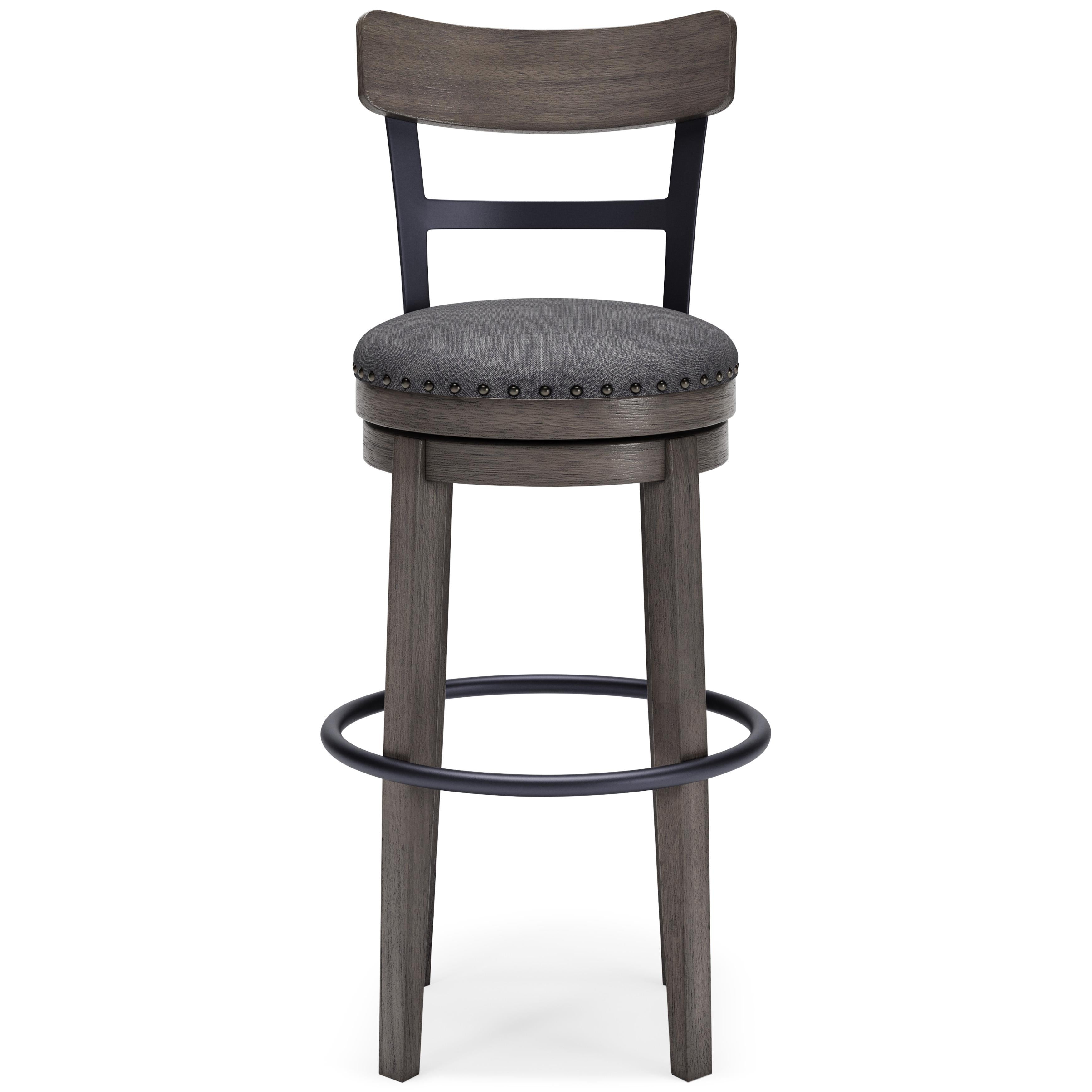 Signature Design by Ashley Caitbrook D388-230 Tall Upholstered Swivel Barstool - Image 2