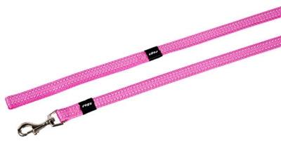 Rogz For Dogs Snake Leash Pink - for dogs from 12-22 kg - Size M - Image 1