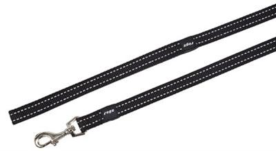 Rogz For Dogs Snake Leash Black - for dogs from 12-22 kg - Size M - Image 1