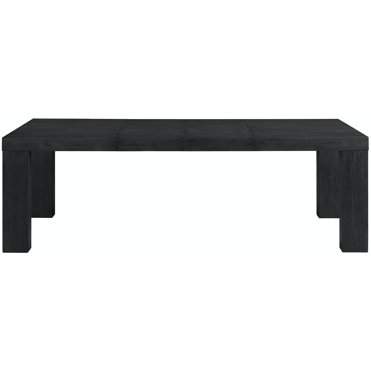 Elements International Grady DGD818DTB Dining Table – Black