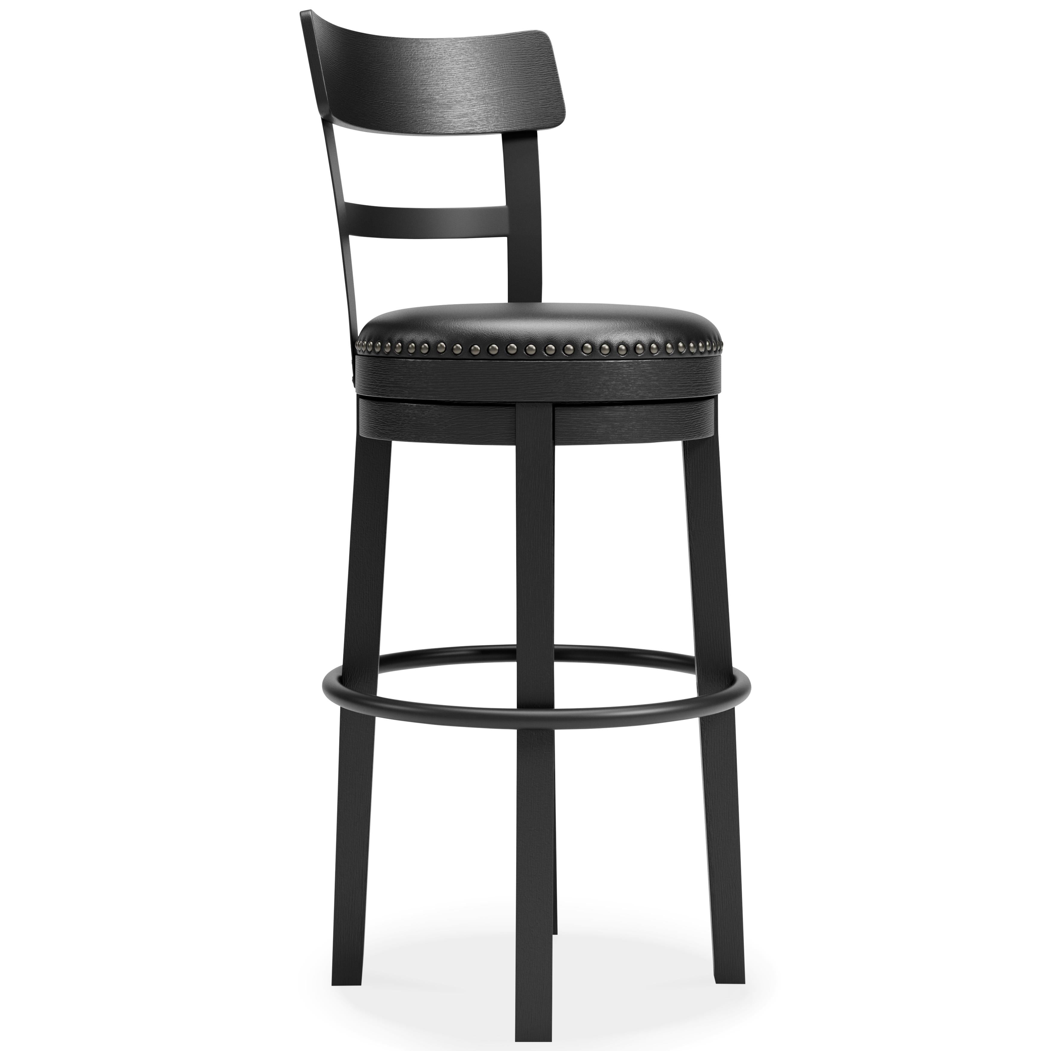 Signature Design by Ashley Valebeck D546-630 Tall Upholstered Swivel Barstool - Image 1