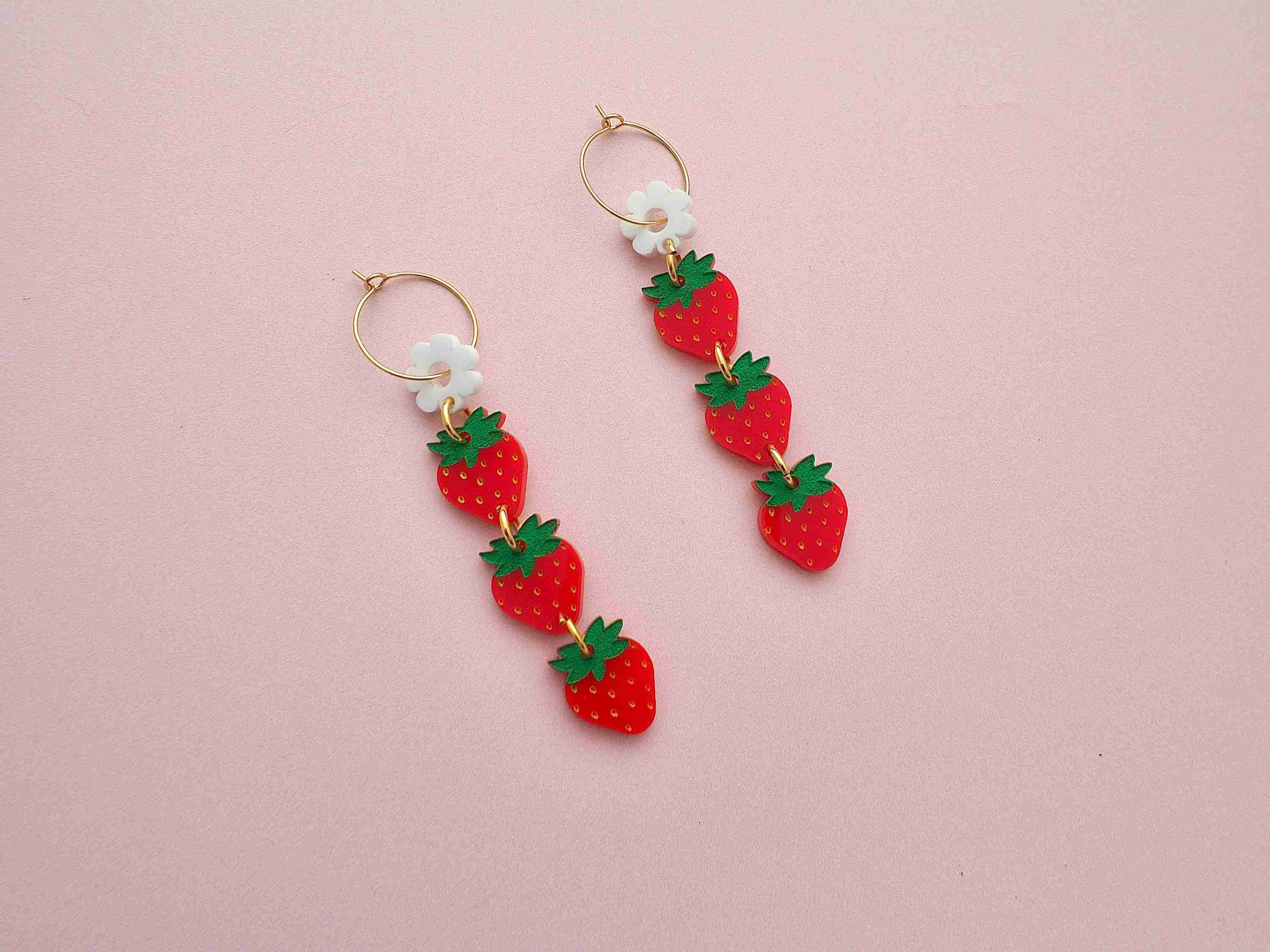 I Love You Berry Mush earrings - Image 3