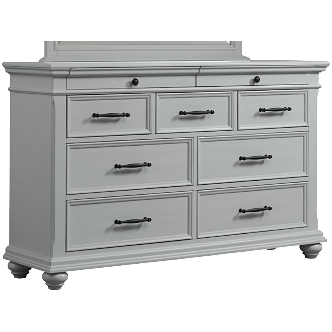 Elements International Slater SR300DR Dresser - Grey - Image 2