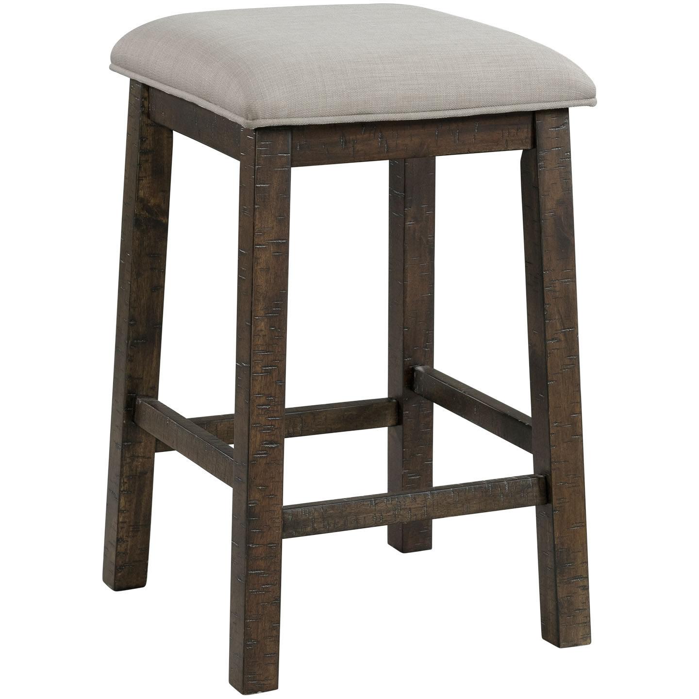 Elements International Stone TST100BTSP 4 pc Counter Height Dinette - Charcoal - Image 3