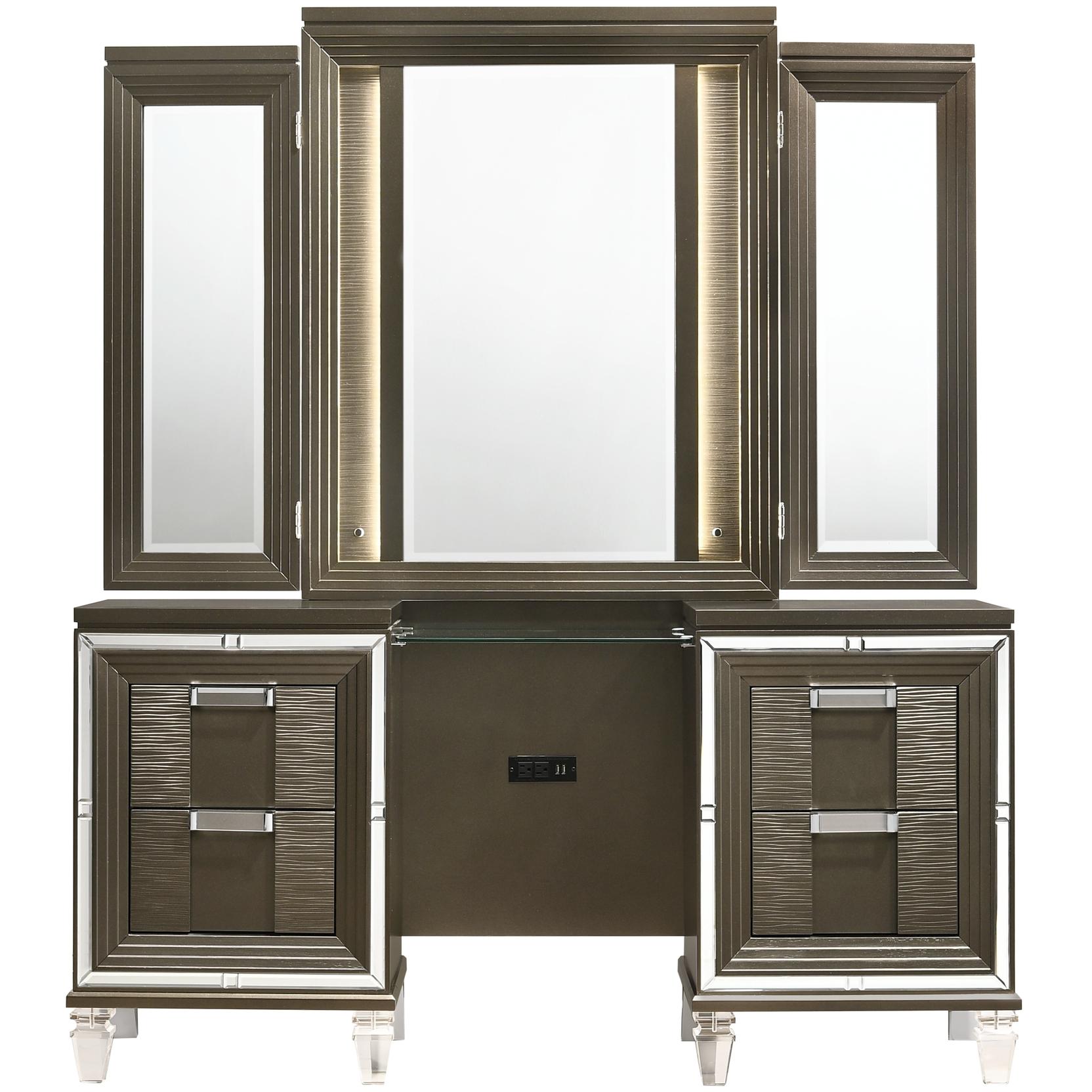 Elements International Twenty Nine TN600VT Vanity Set w/LED and USB Plug - Image 2