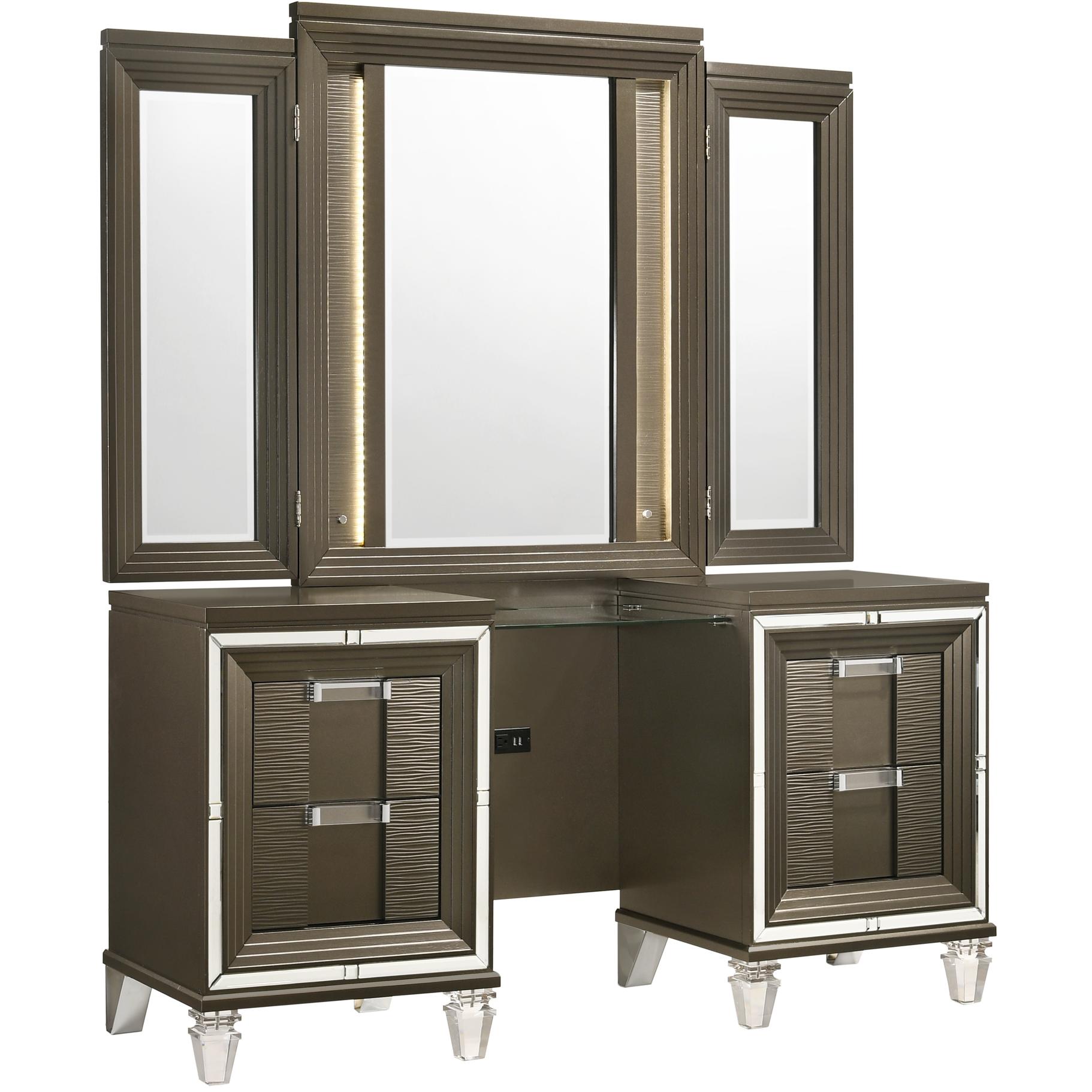 Elements International Twenty Nine TN600VT Vanity Set w/LED and USB Plug - Image 3