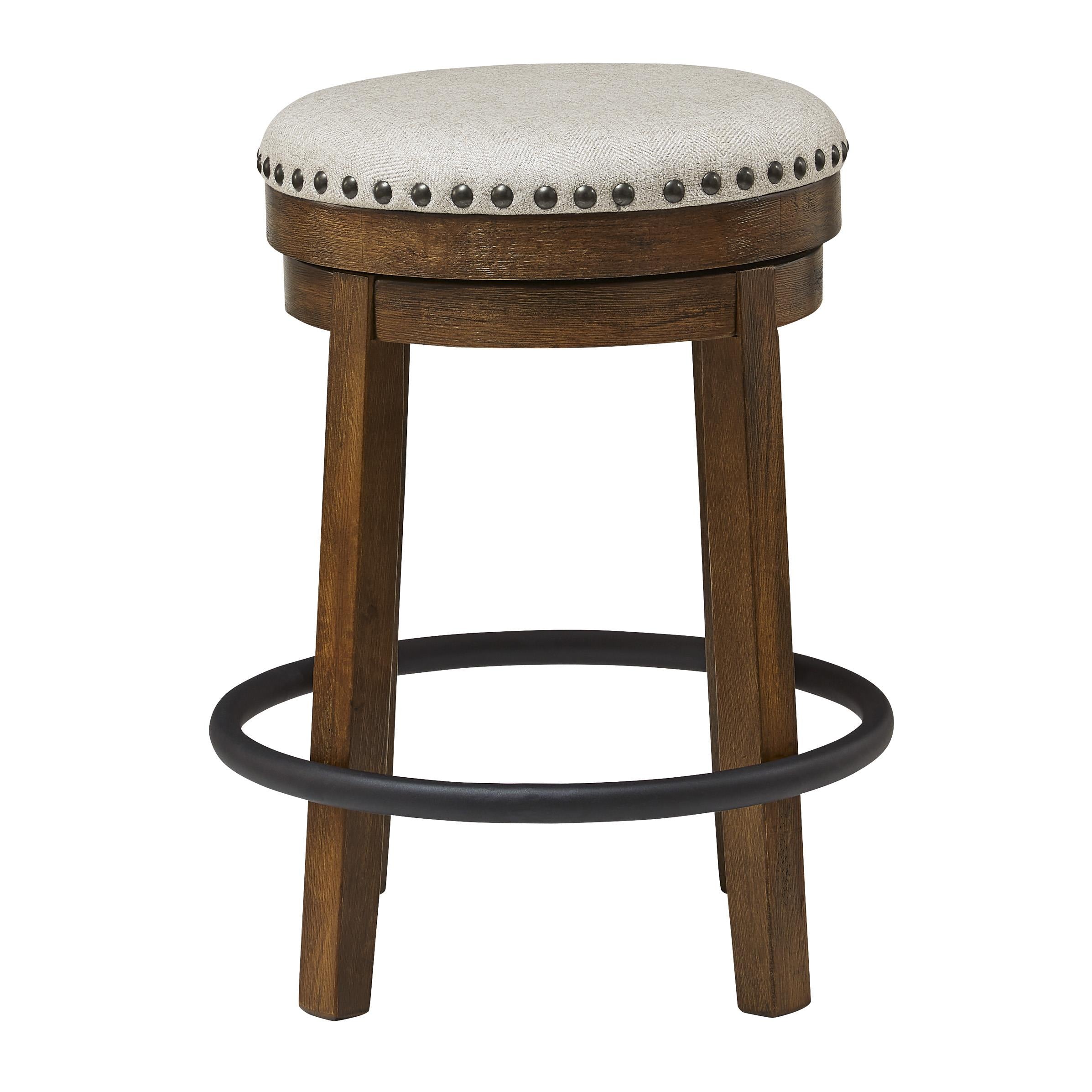 Signature Design by Ashley Valebeck D546-124 Upholstered Swivel Stool - Image 2