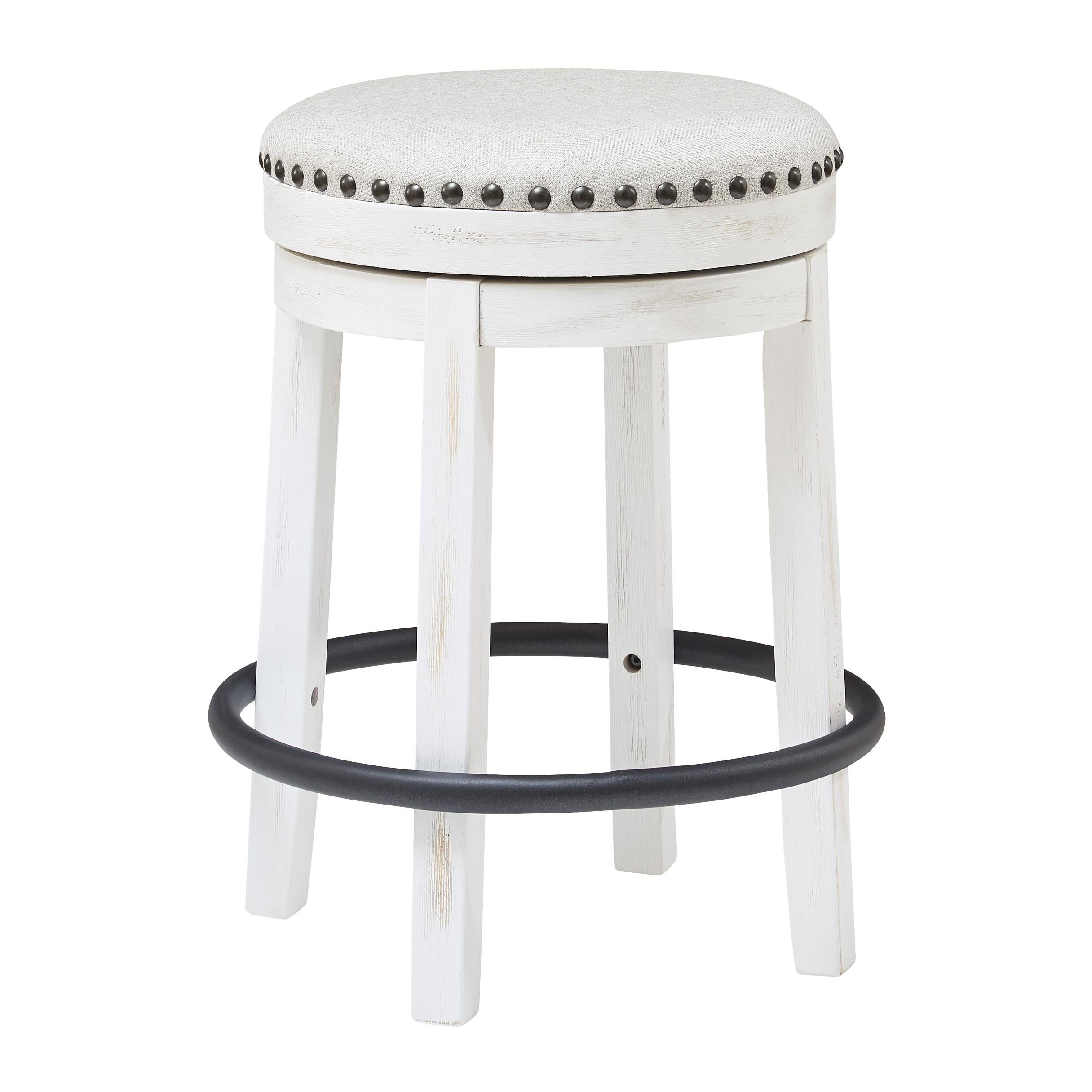 Signature Design by Ashley Valebeck D546-324 Upholstered Swivel Stool - Image 1