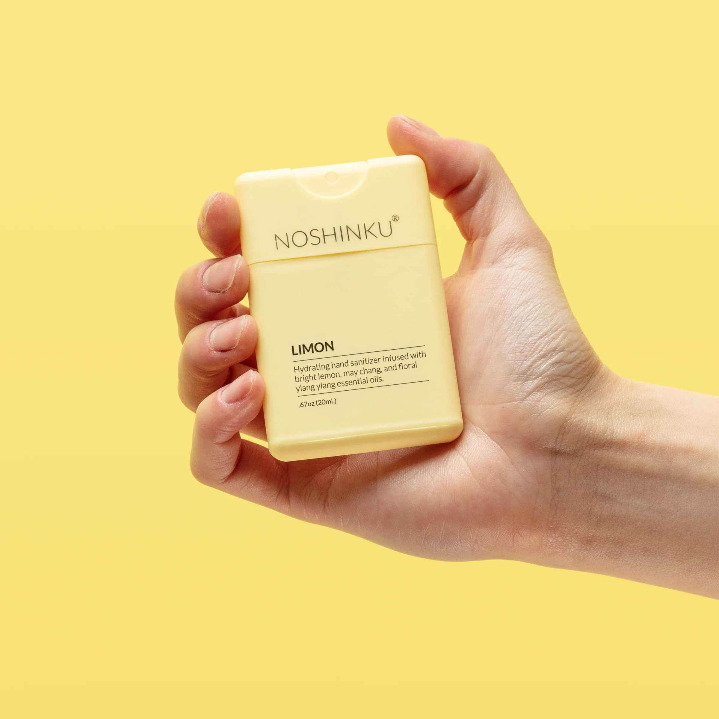 Refillable Lemon Ylang-Ylang Moisturizing Pocket Sanitizer - Image 2