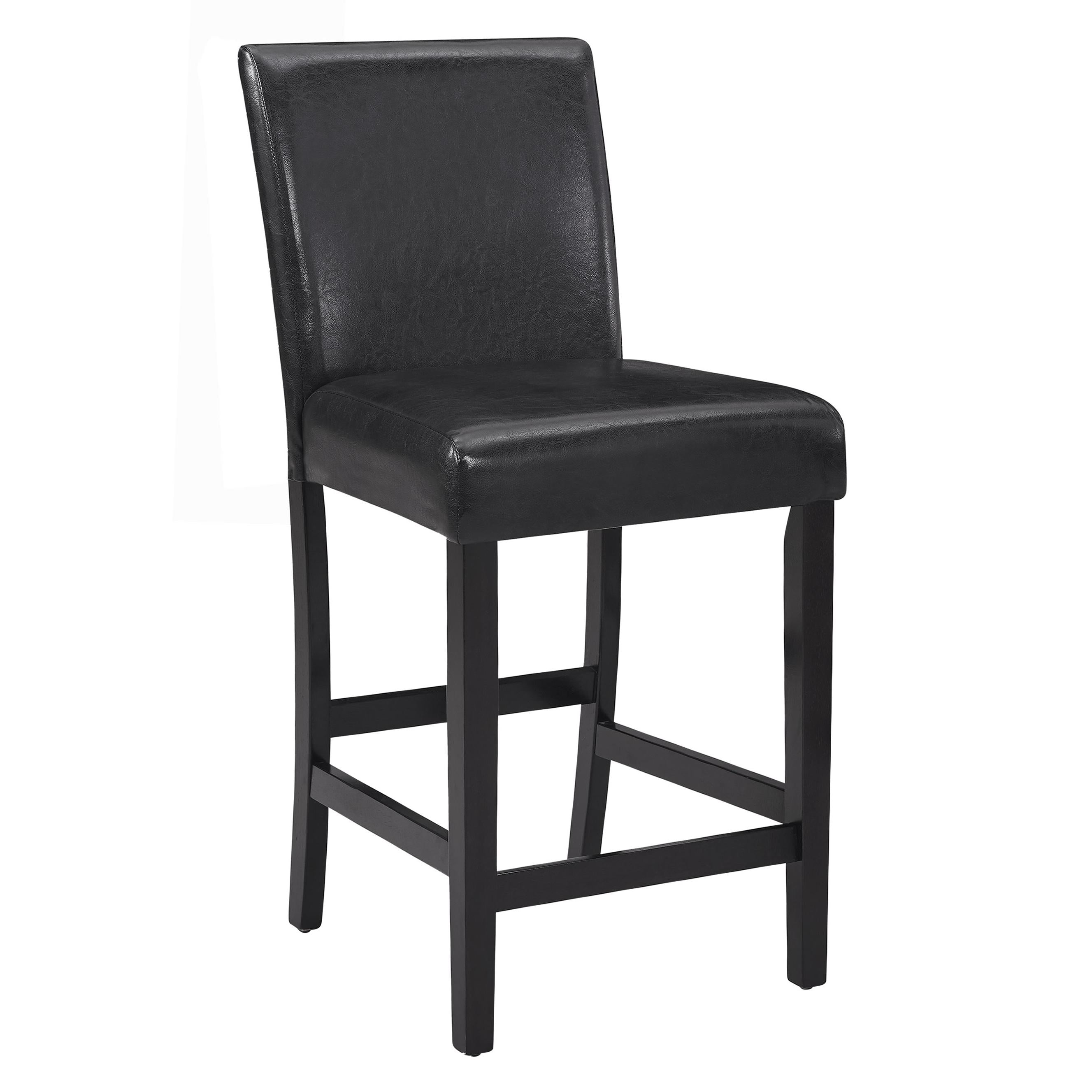 Crown Mark Lennon 1715SET-PU 5 pc Dinette - Black - Image 3