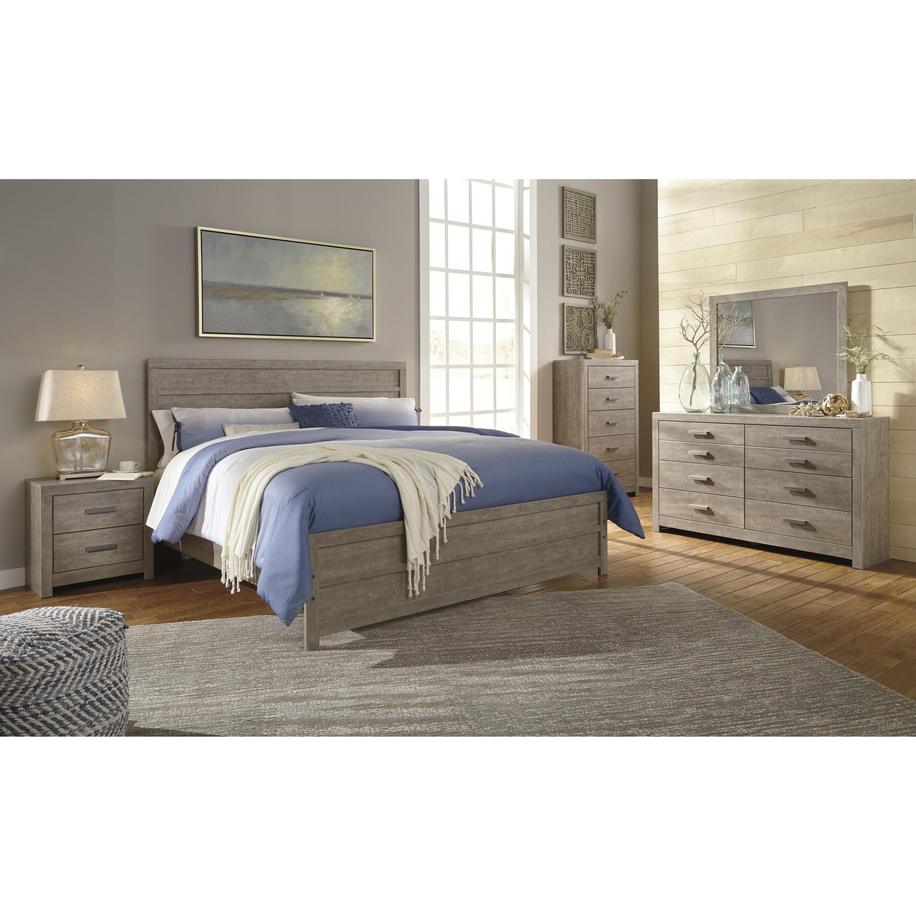 Signature Design by Ashley Culverbach B070B10 King Panel Bed - Image 3