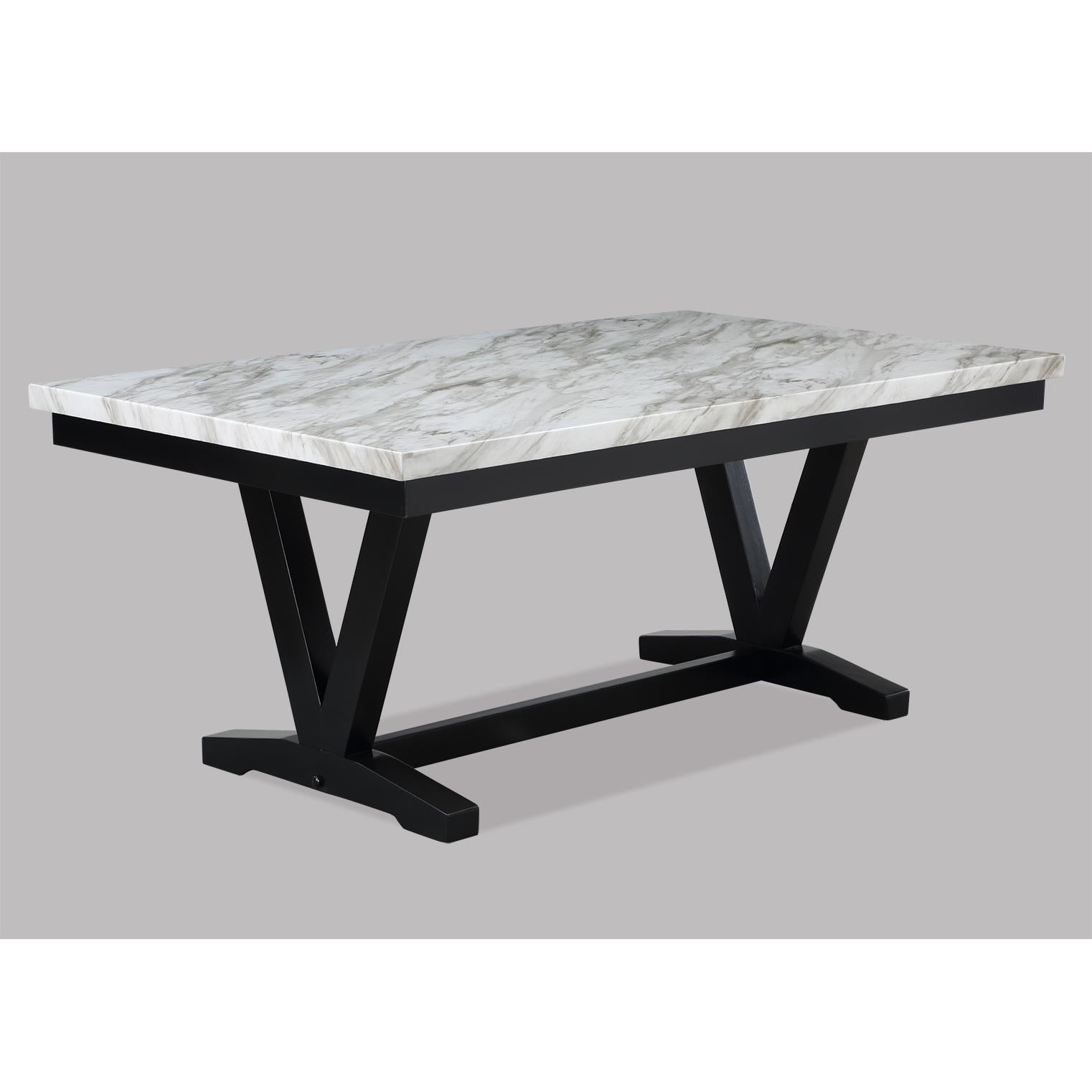 Crown Mark Tanner 2222T-4272-WH Dining Table - Image 1