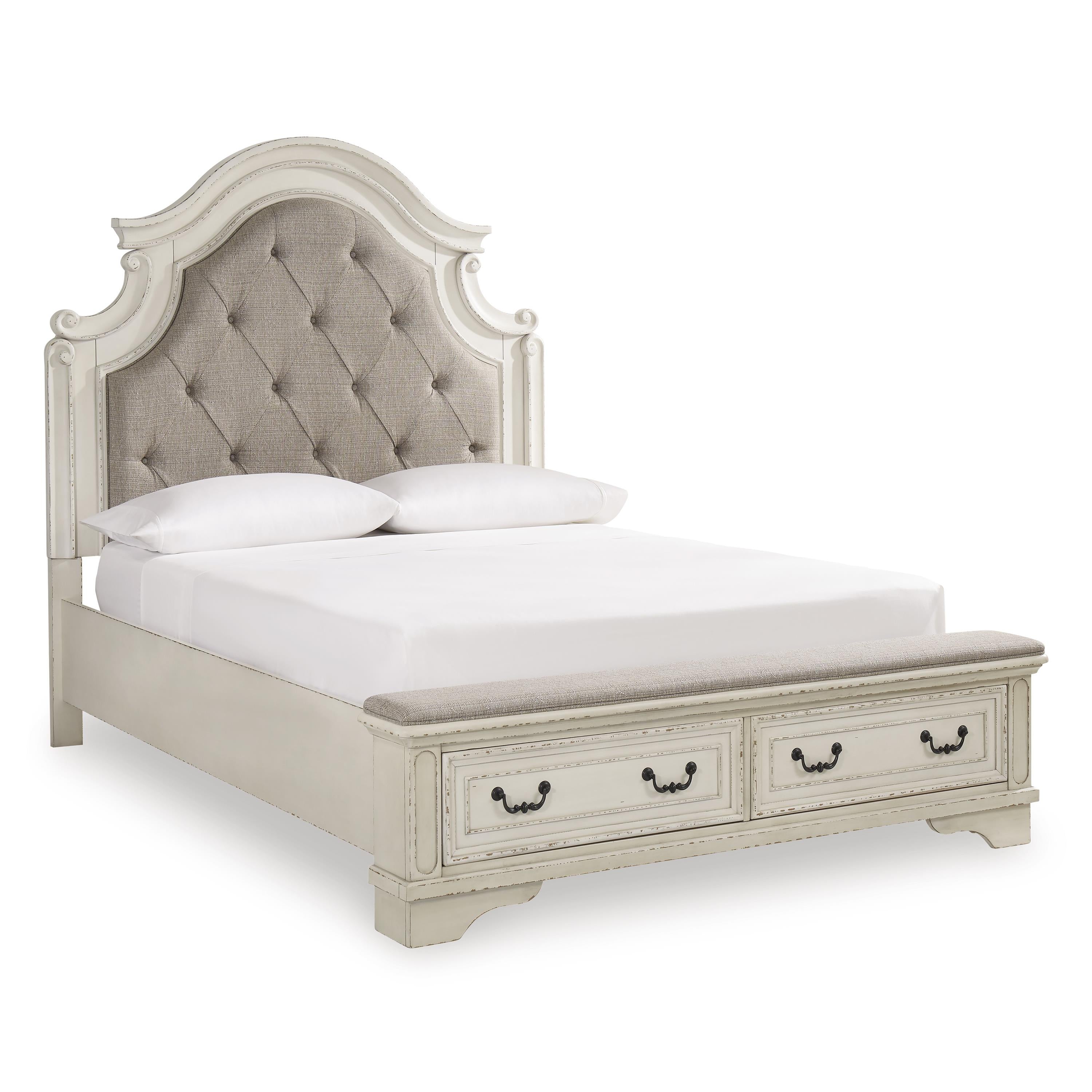 Signature Design by Ashley Realyn B743B18 Queen Upholstered Bed - Image 1