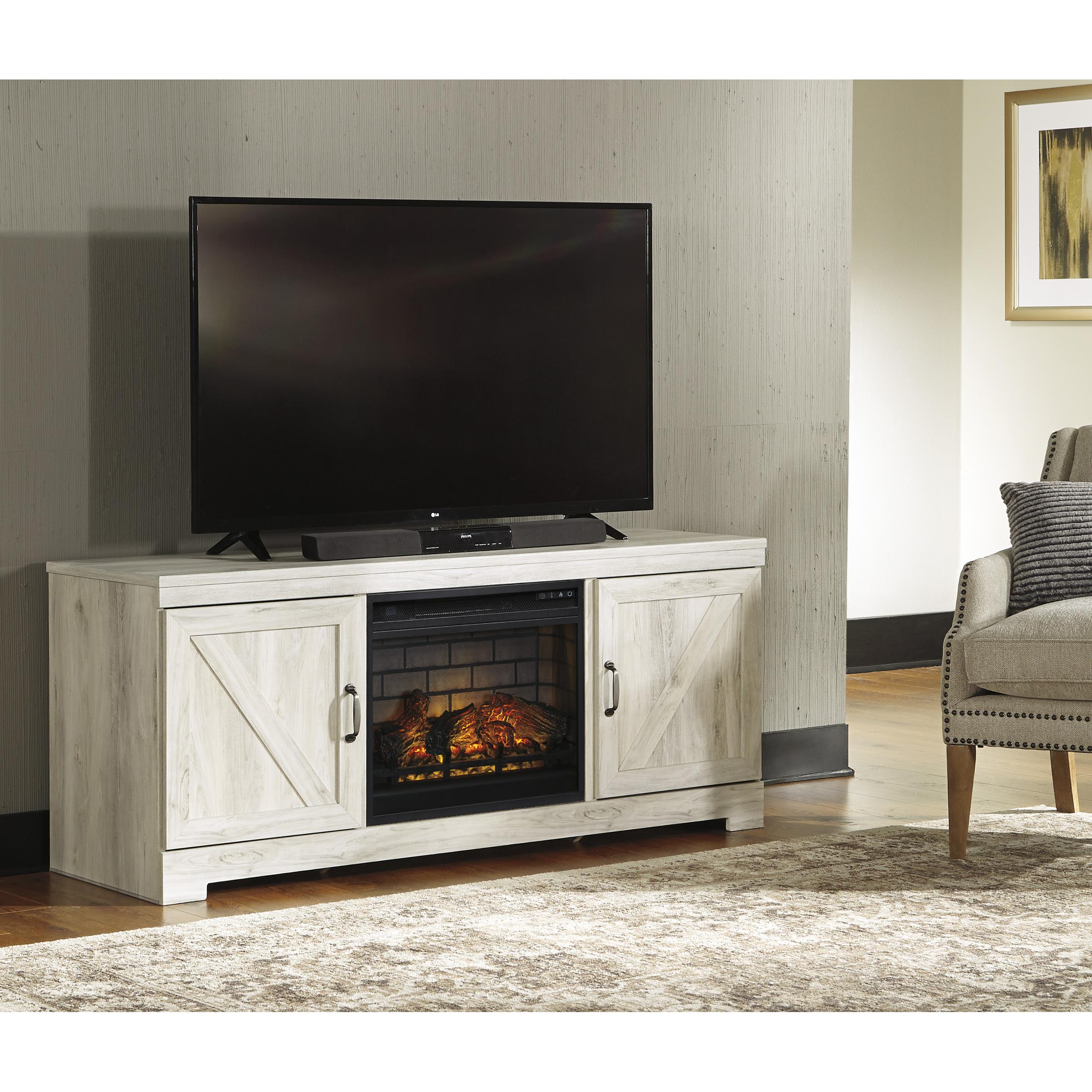 Signature Design by Ashley Bellaby W331W9 63" TV Stand with Electric Fireplace - Image 3