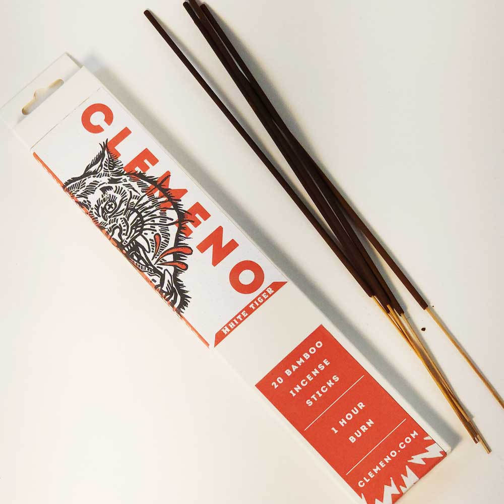 Bamboo Incense Sticks - White Tiger - Image 1