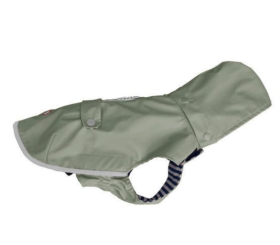 Zolux kurtka płaszcz wodoodporna Saint Malo r.55 khaki - odpinany kaptur i odblaski - Image 1