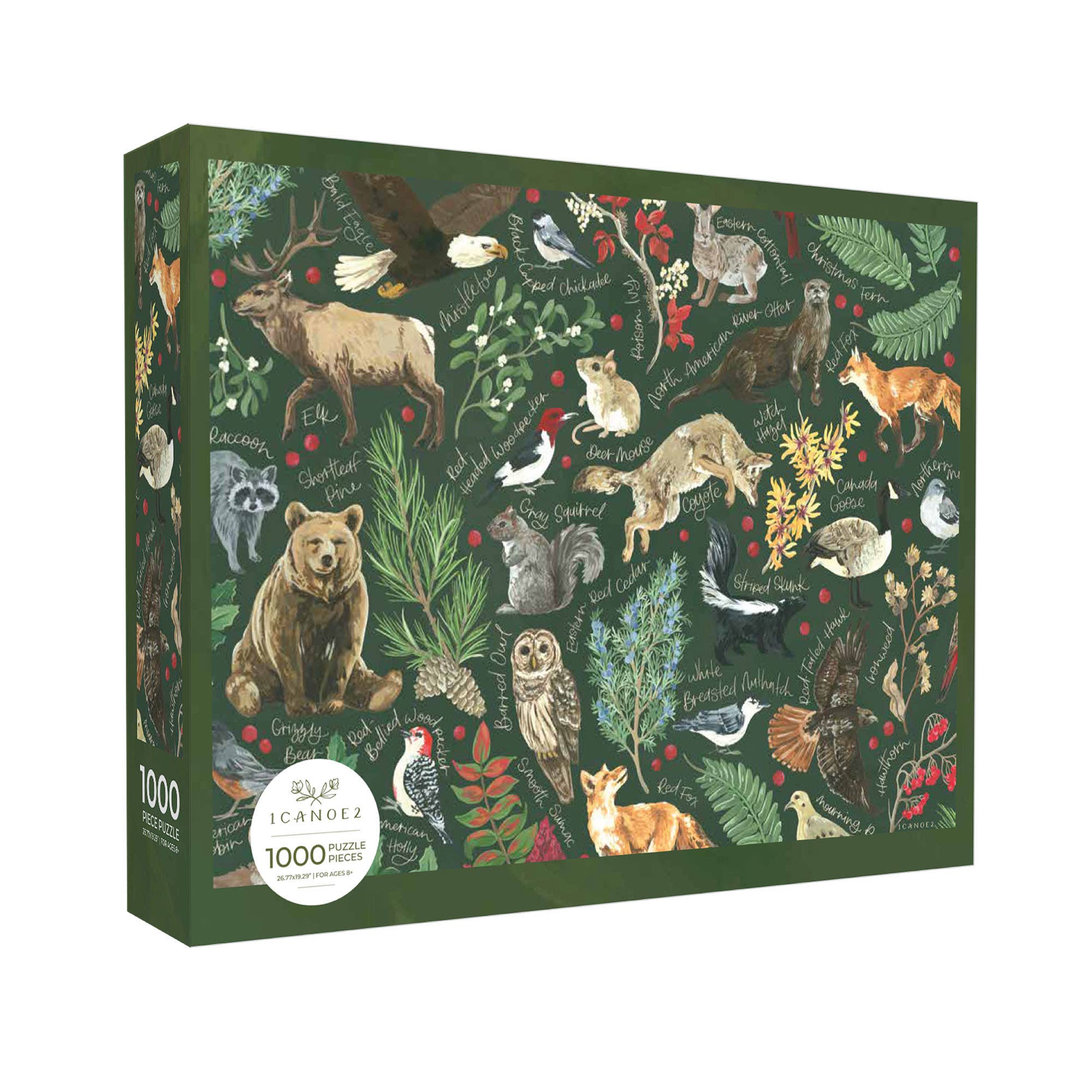 Winter Flora & Fauna – 1,000 Piece Jigsaw Puzzle