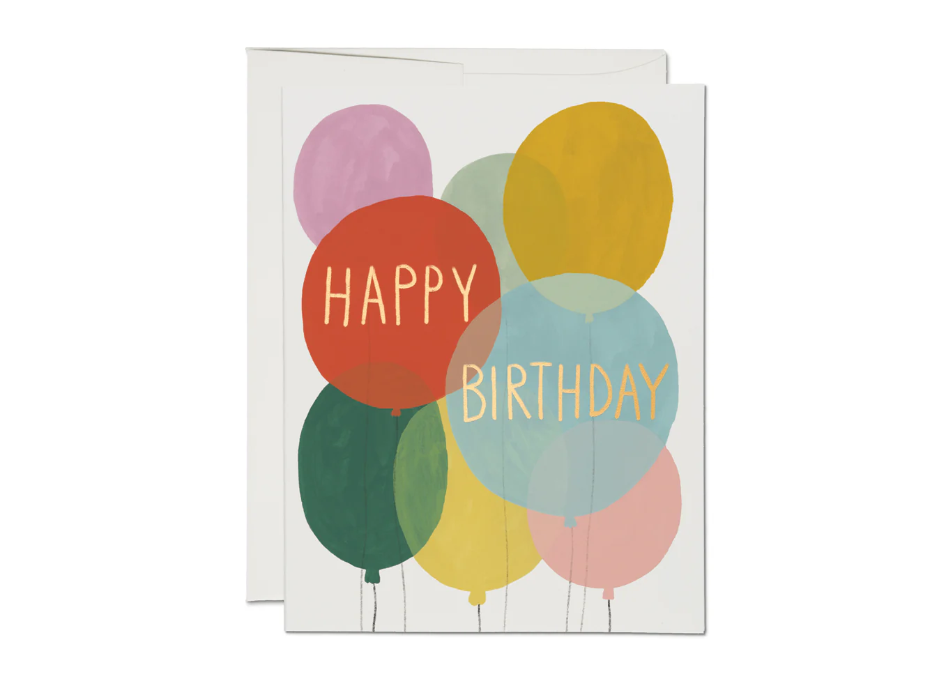 Birthday Balloons birthday greeting card - Image 1