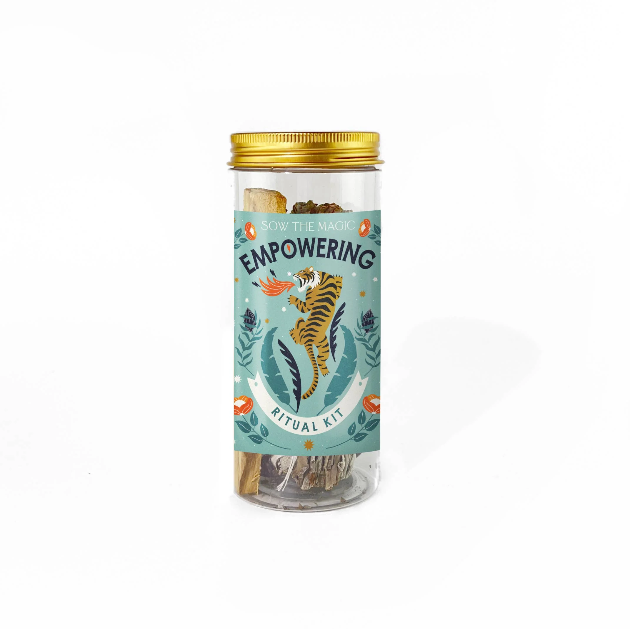 Empowering Ritual Kit with Obsidian, Palo Santo + Sage - Image 1