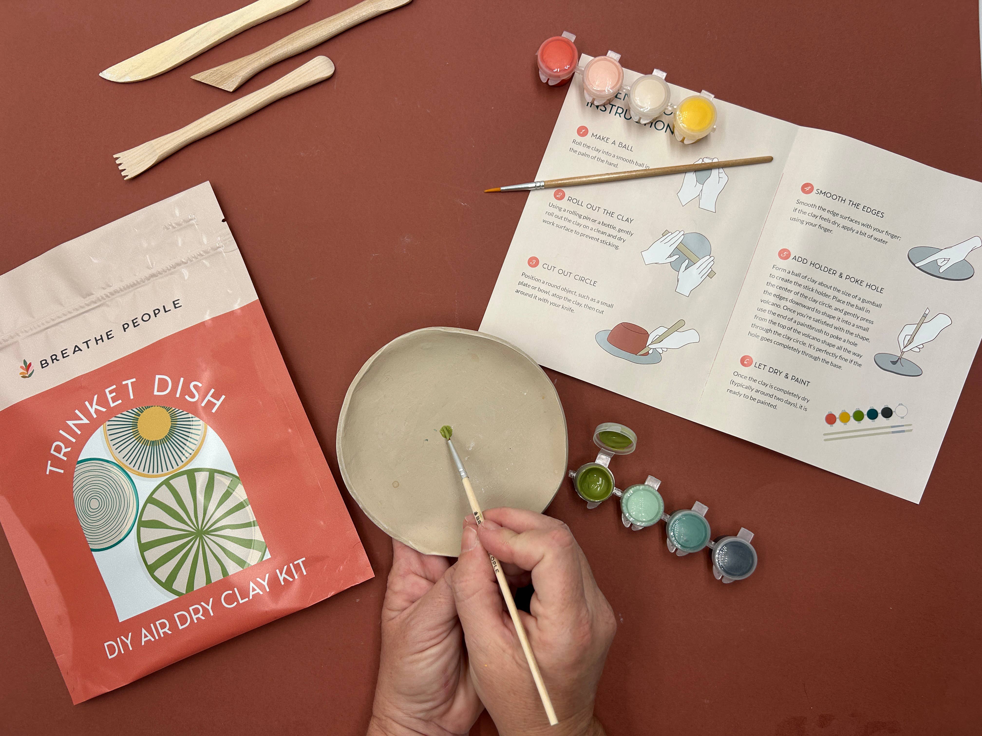 DIY Air Dry Clay Kit- Make Your Own Trinket Dish - Image 2