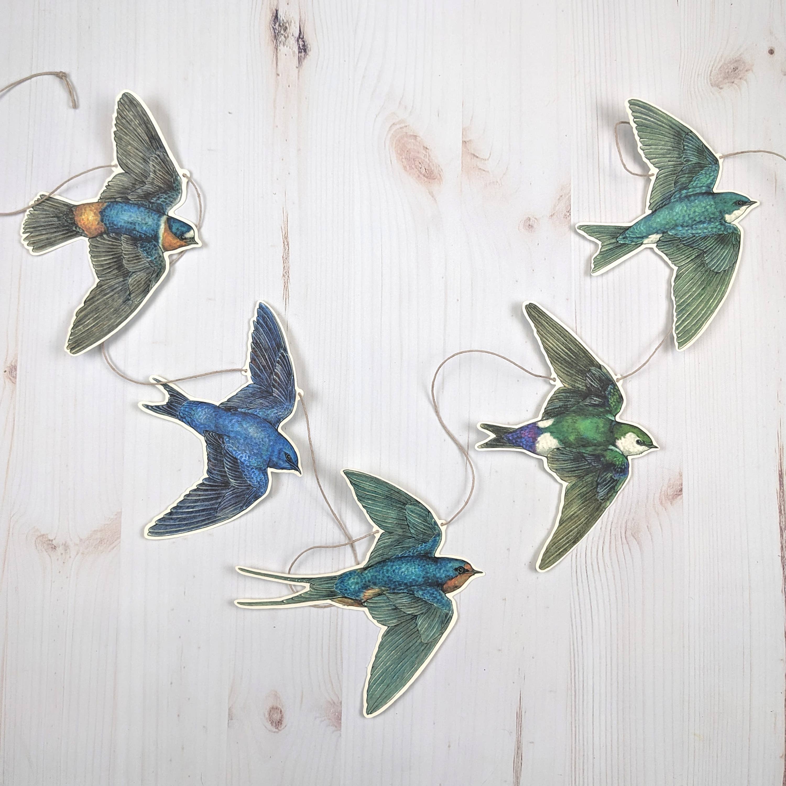 Swallow Illustrated Garland - Image 2