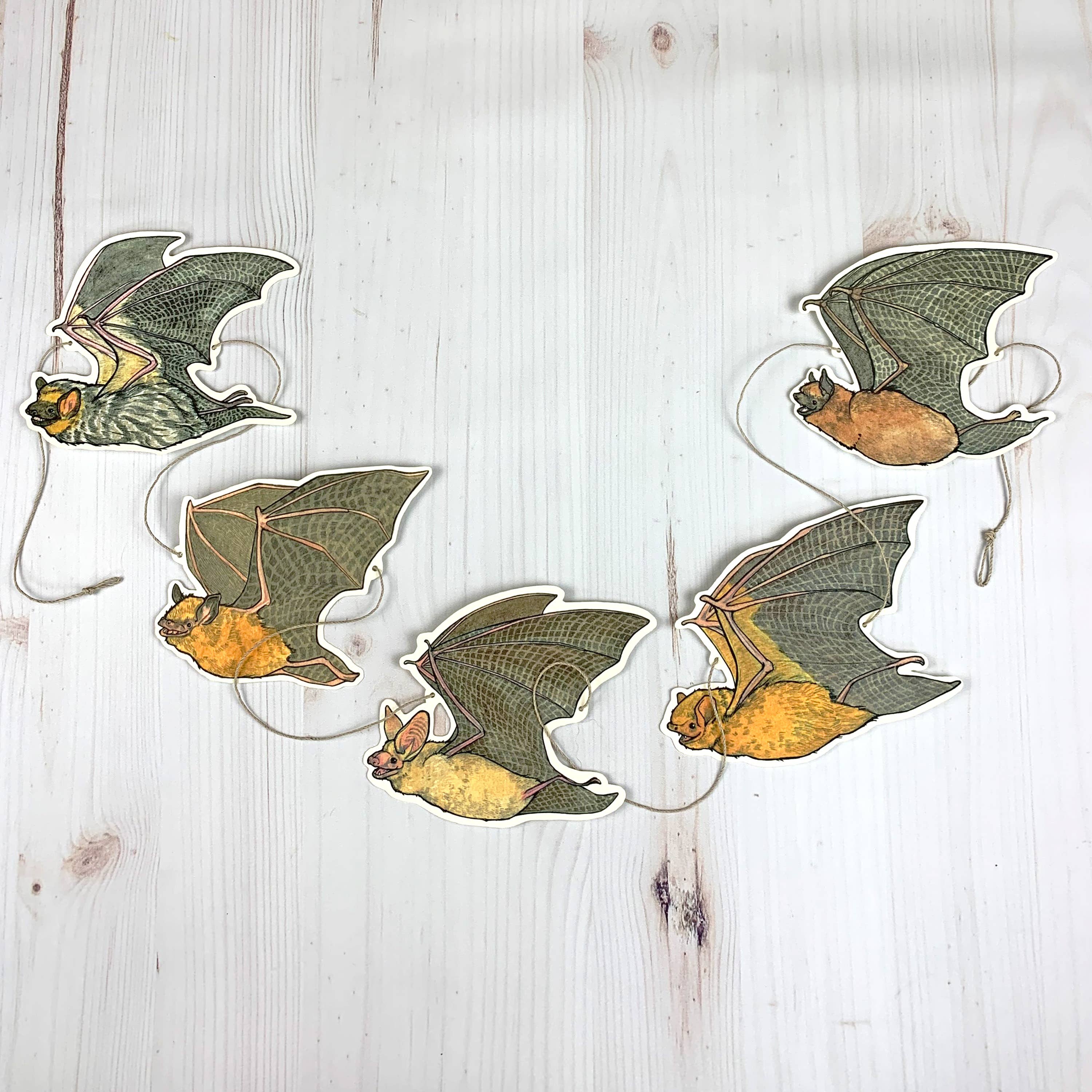 Happy Bat Illustrated Garland - Image 2