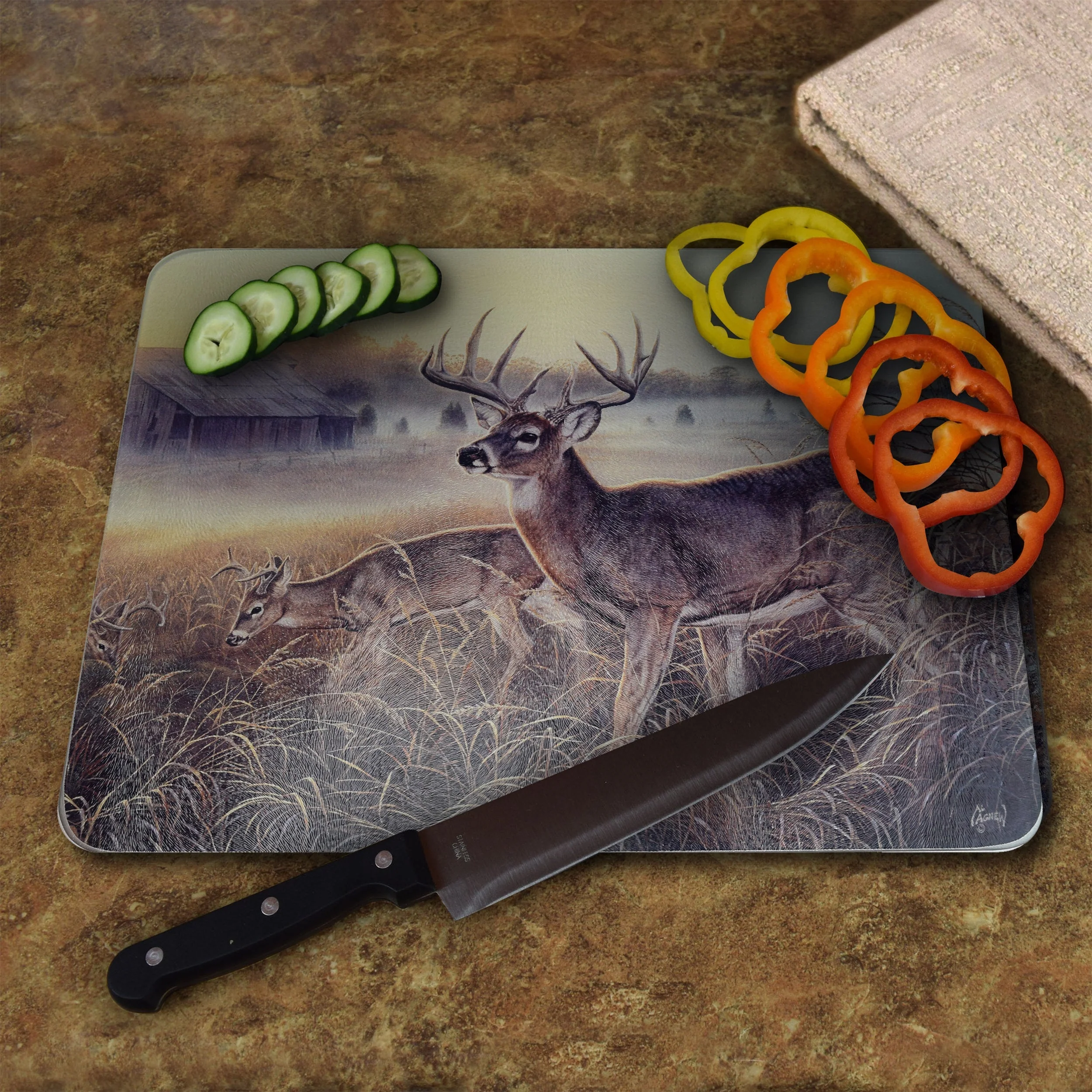 Cutting Board 12in x 16in-Boys Club - Image 3