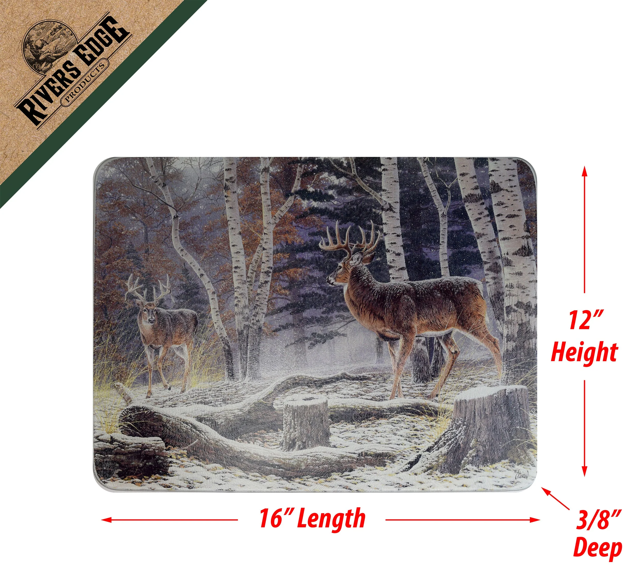 Cutting Board 12in x 16in-Confrontation - Image 2