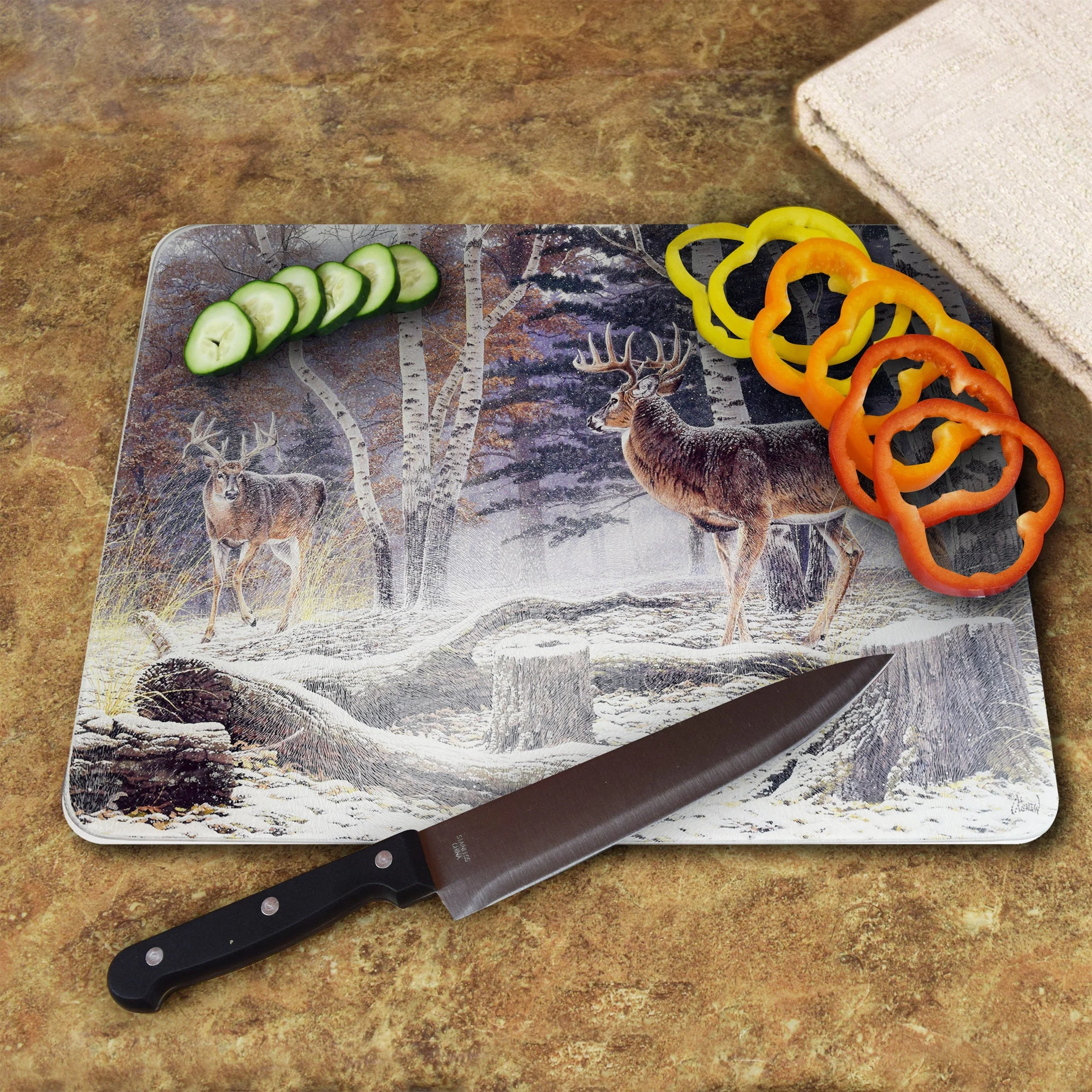 Cutting Board 12in x 16in-Confrontation - Image 3