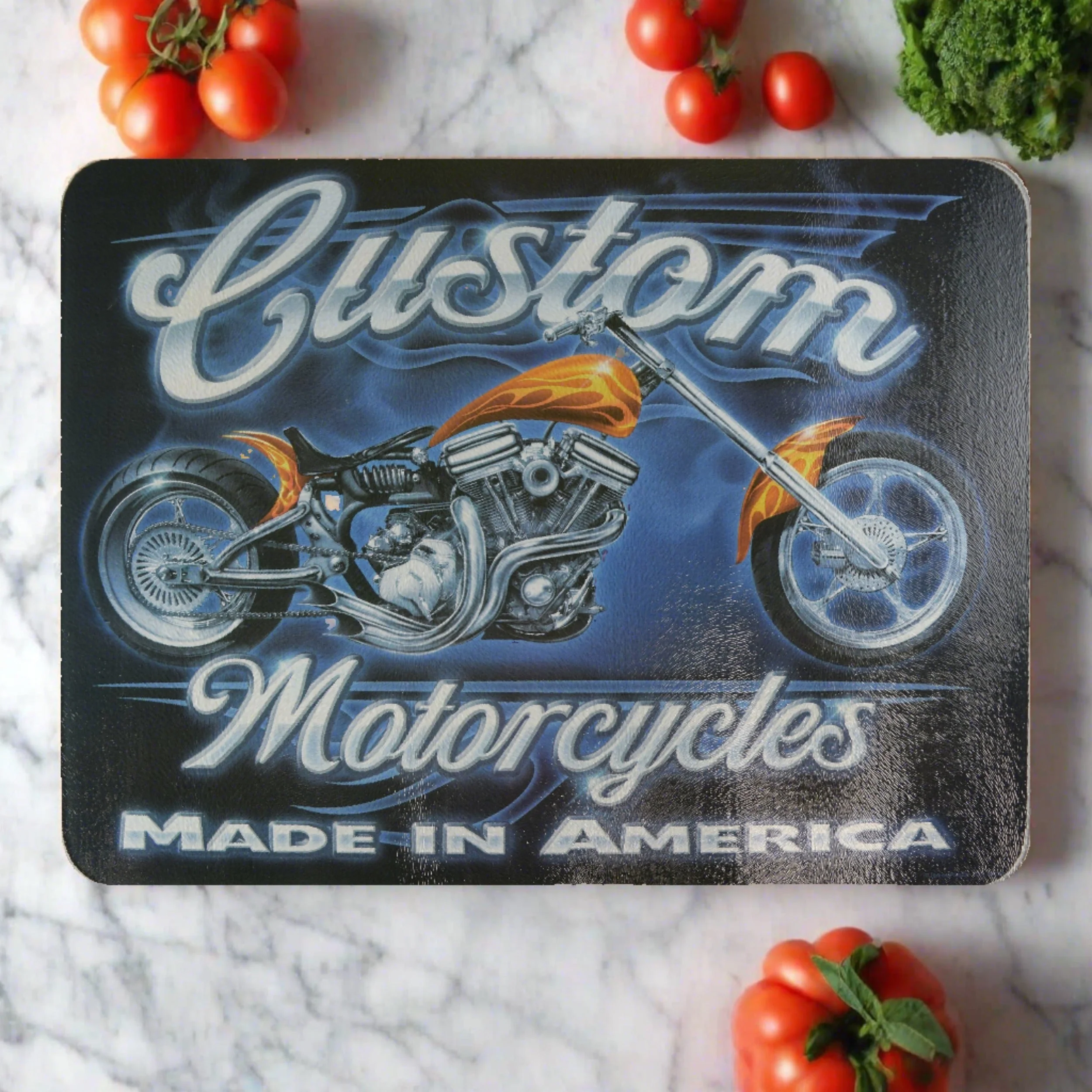 Cutting Board 12in x 16in-Custom Motorcycles