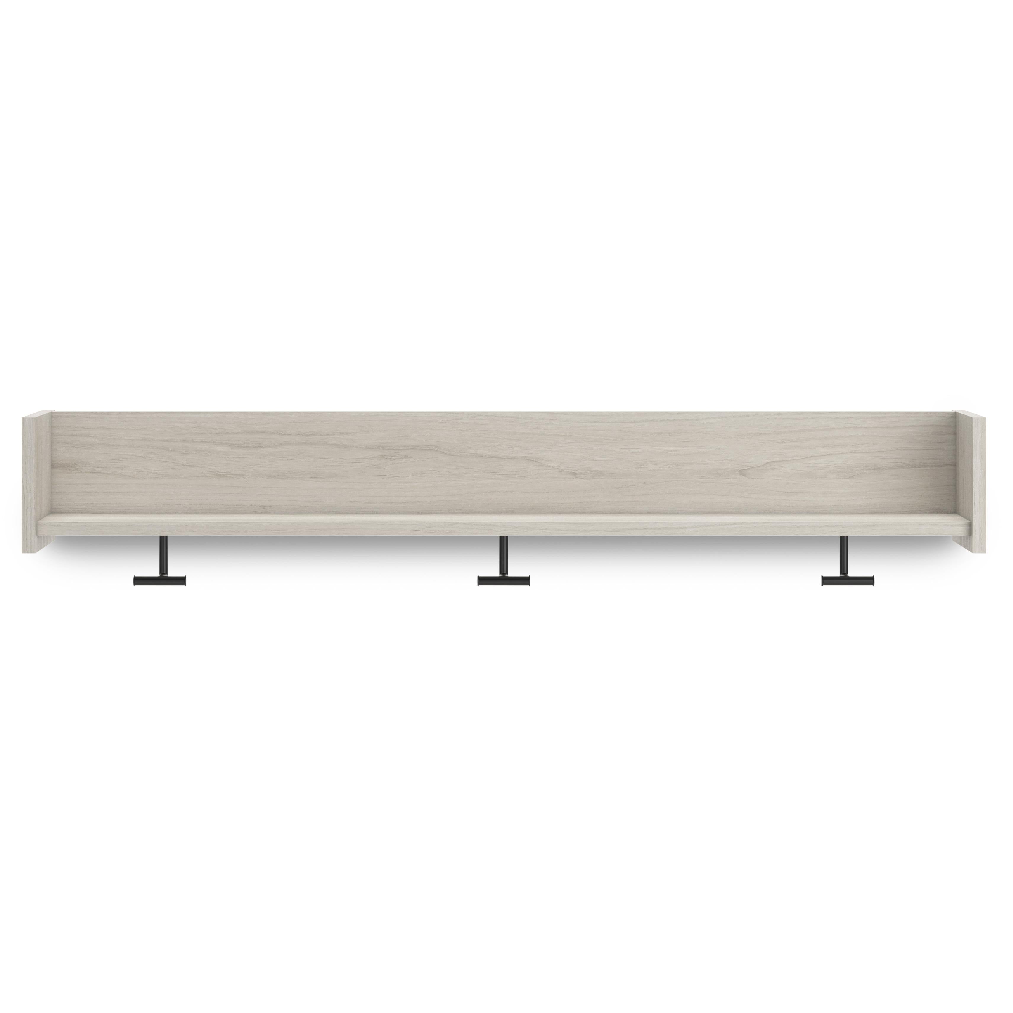 Signature Design by Ashley Socalle EA1864-151 Wall Mounted Coat Rack with Shelf - Image 2