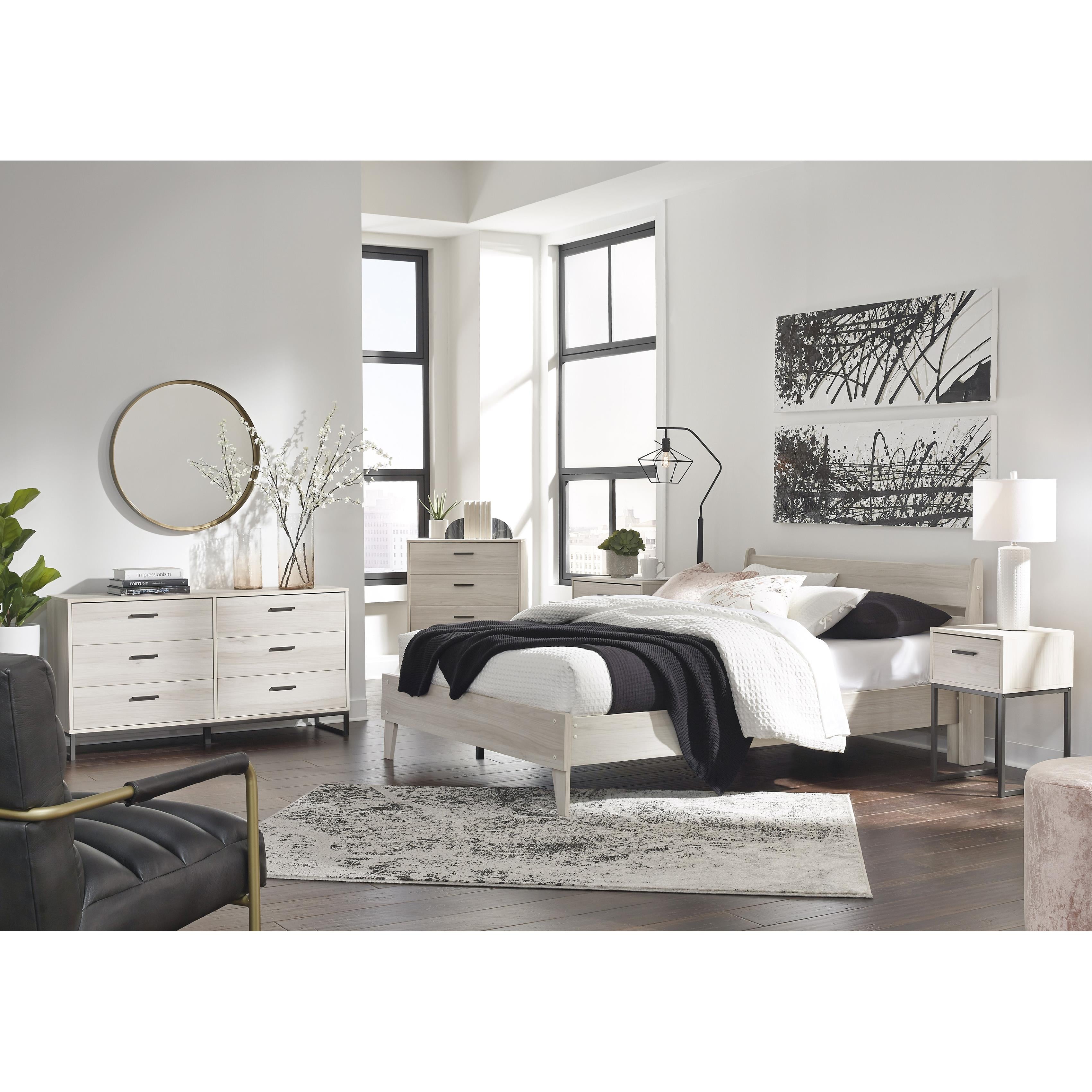 Signature Design by Ashley Socalle EB1864-113 Queen Platform Bed - Image 2