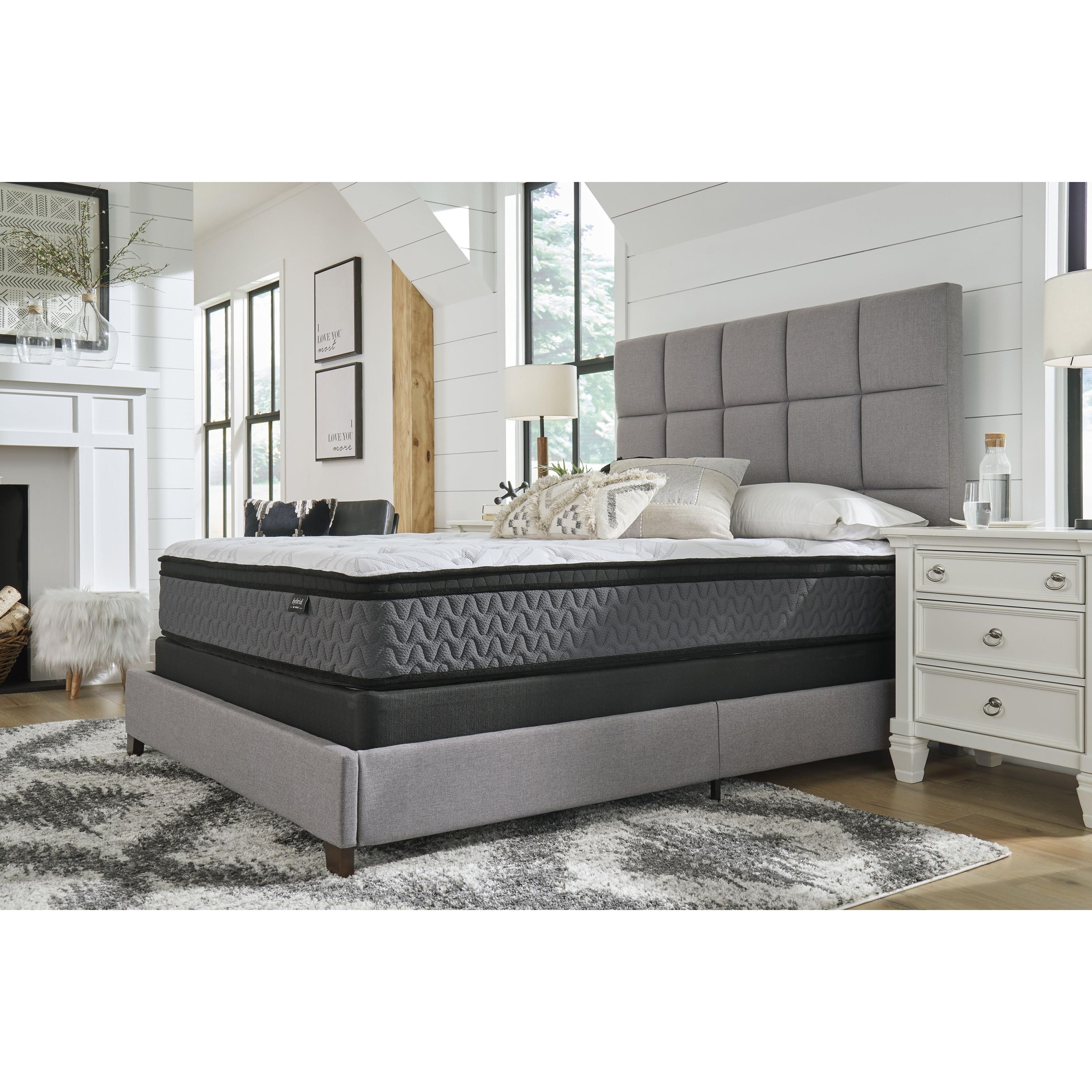 Sierra Sleep 12 Inch Pocketed Hybrid M59021 Full Mattress - Image 1