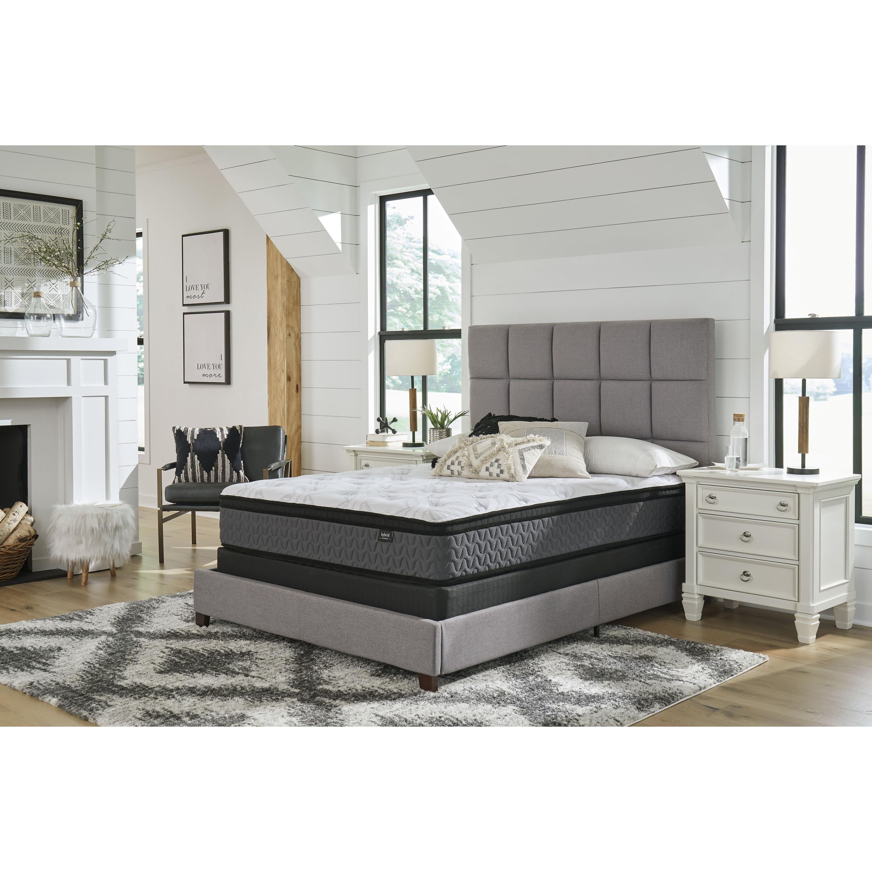 Sierra Sleep 12 Inch Pocketed Hybrid M59021 Full Mattress - Image 3