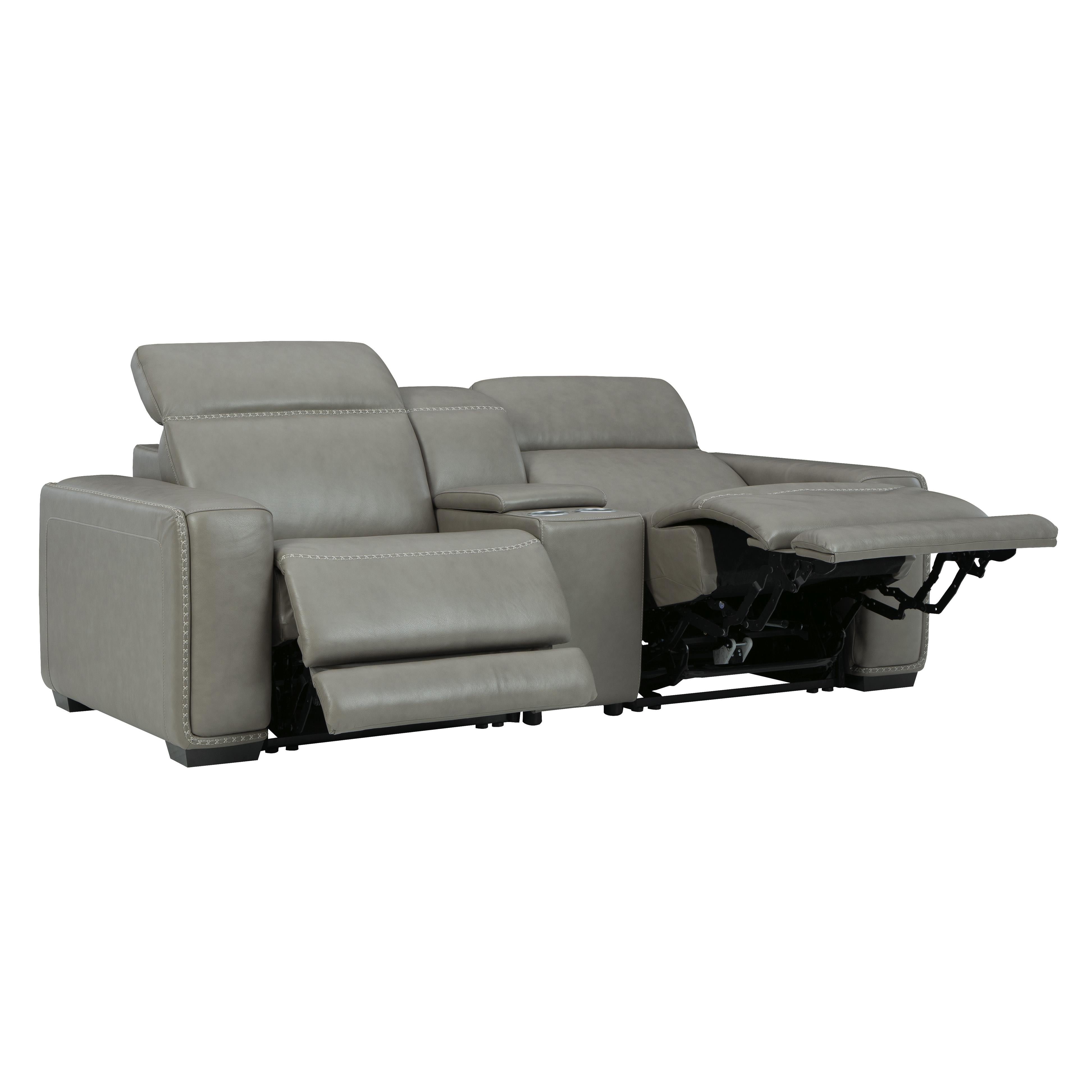 Signature Design by Ashley Correze U94202S3 3 pc Power Reclining Sectional Loveseat - Image 3