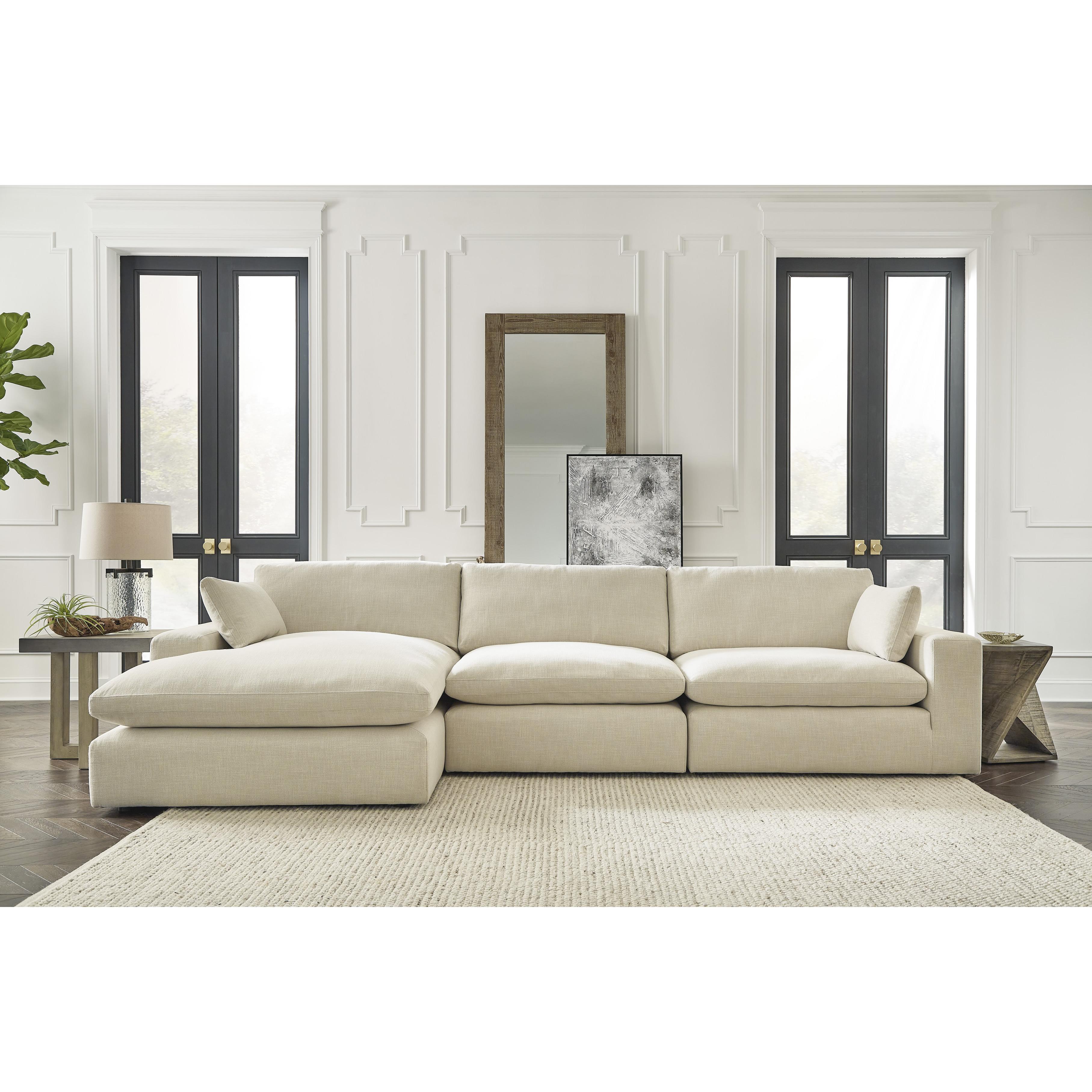 Benchcraft Elyza 10006S3 3 pc Sectional with Chaise - Image 3