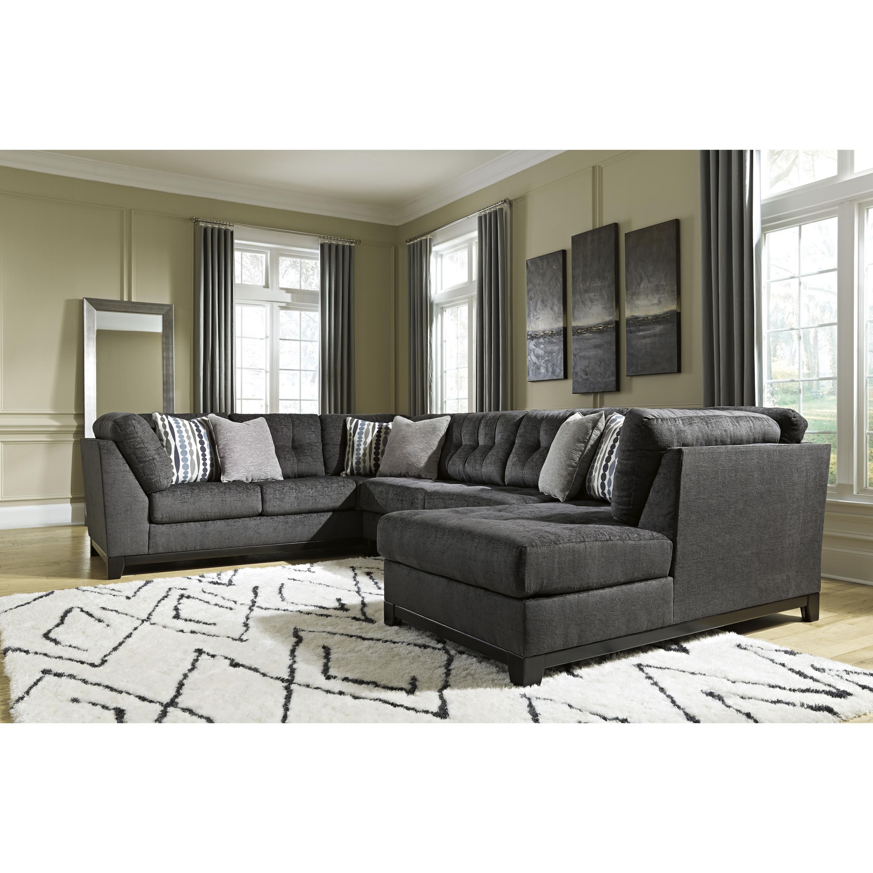 Ashley Reidshire 67622S2 3 pc Sectional with Chaise - Image 2