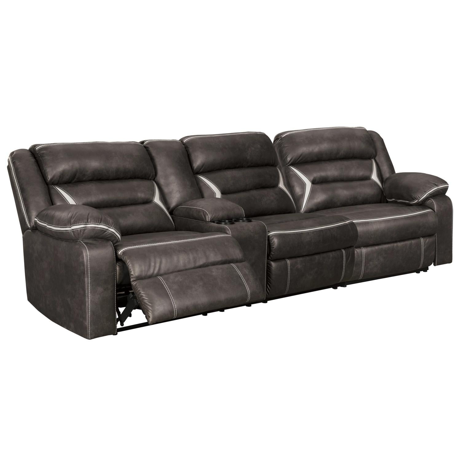 Signature Design by Ashley Kincord 13104S2 2 pc Power Reclining Sectional Sofa - Image 1