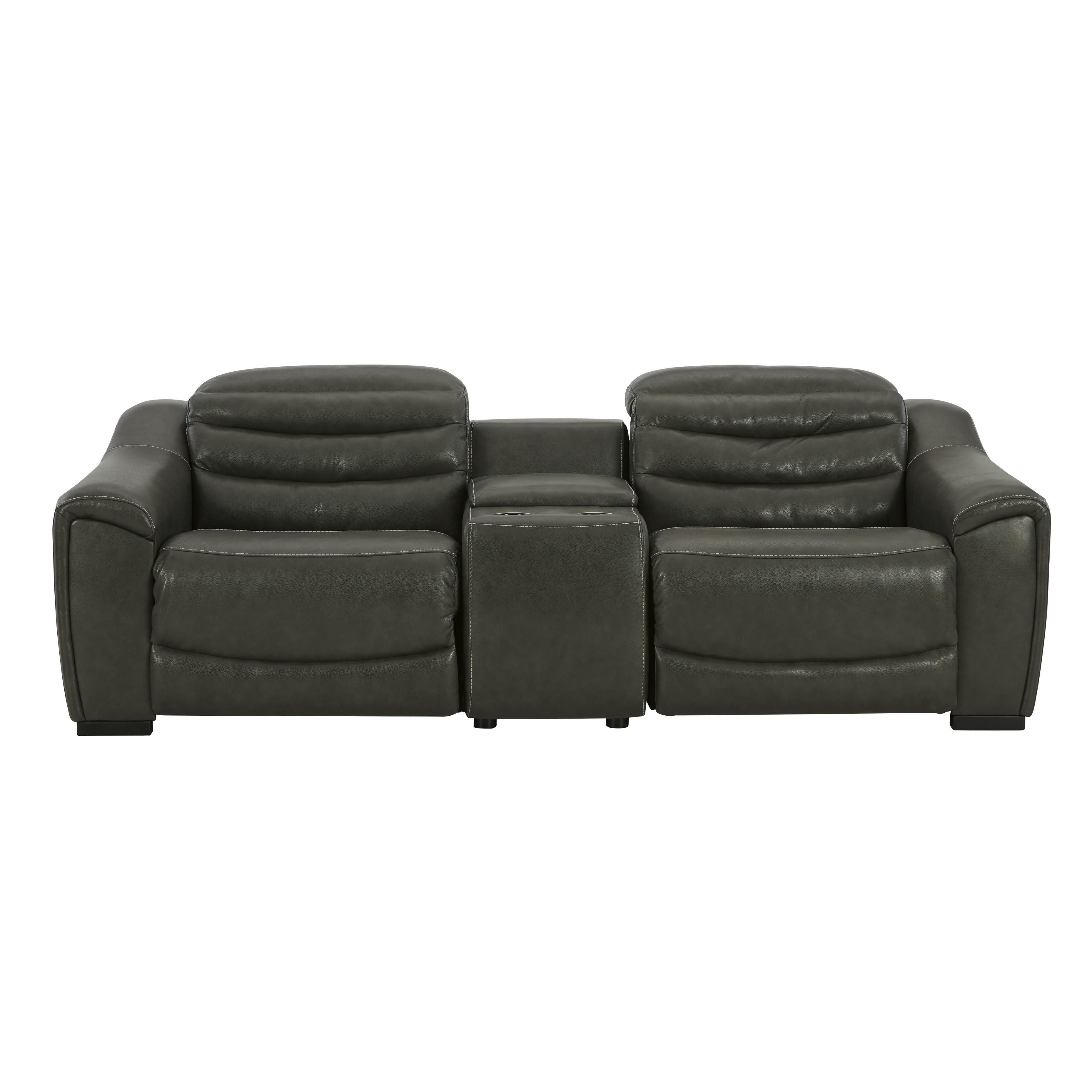 Signature Design by Ashley Center Line U63404S2 3 pc Power Reclining Loveseat with Console - Image 1