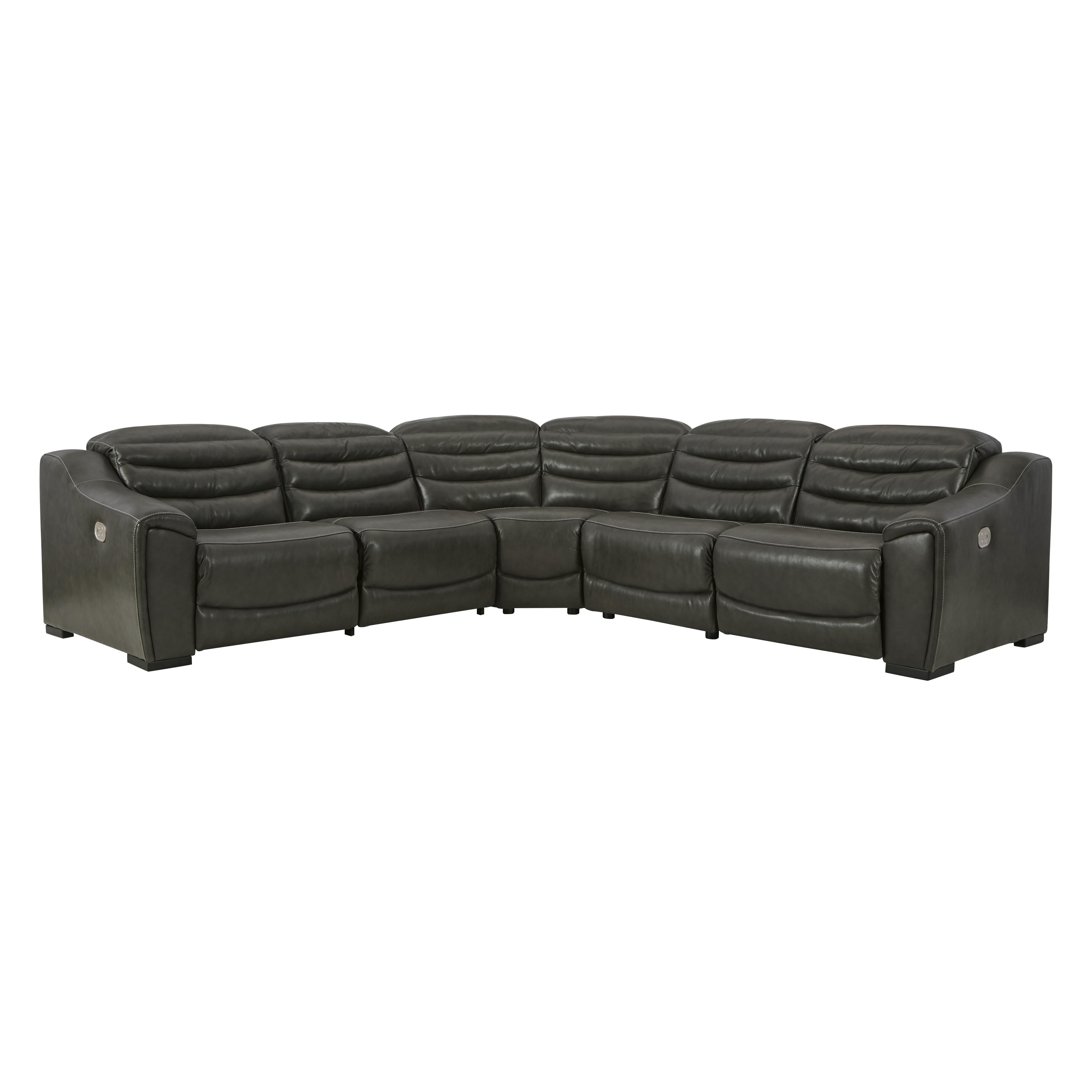 Signature Design by Ashley Center Line U63404S3 5 pc Power Reclining Sectional - Image 1