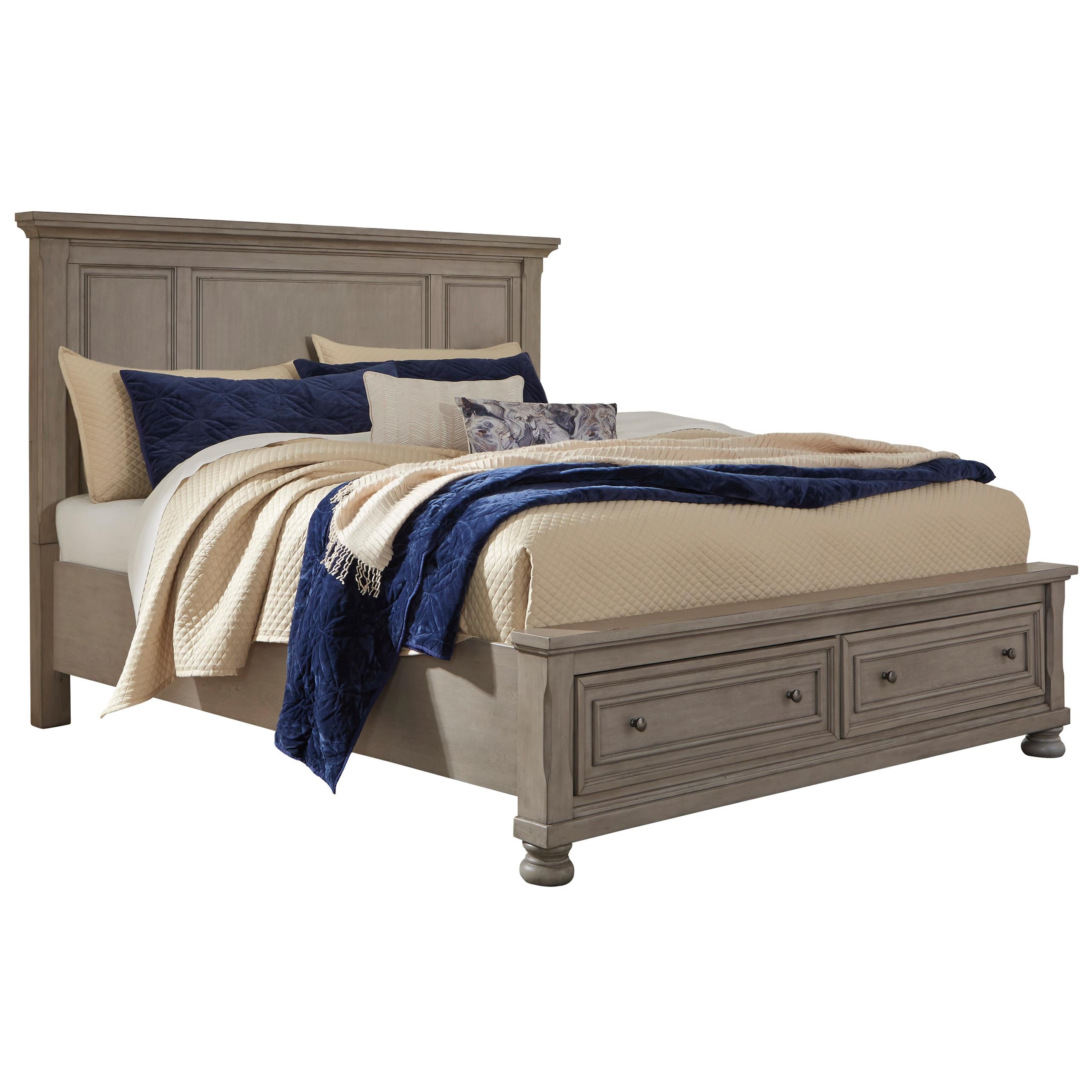 Signature Design by Ashley Lettner B733B35 California King Panel Storage bed - Image 1