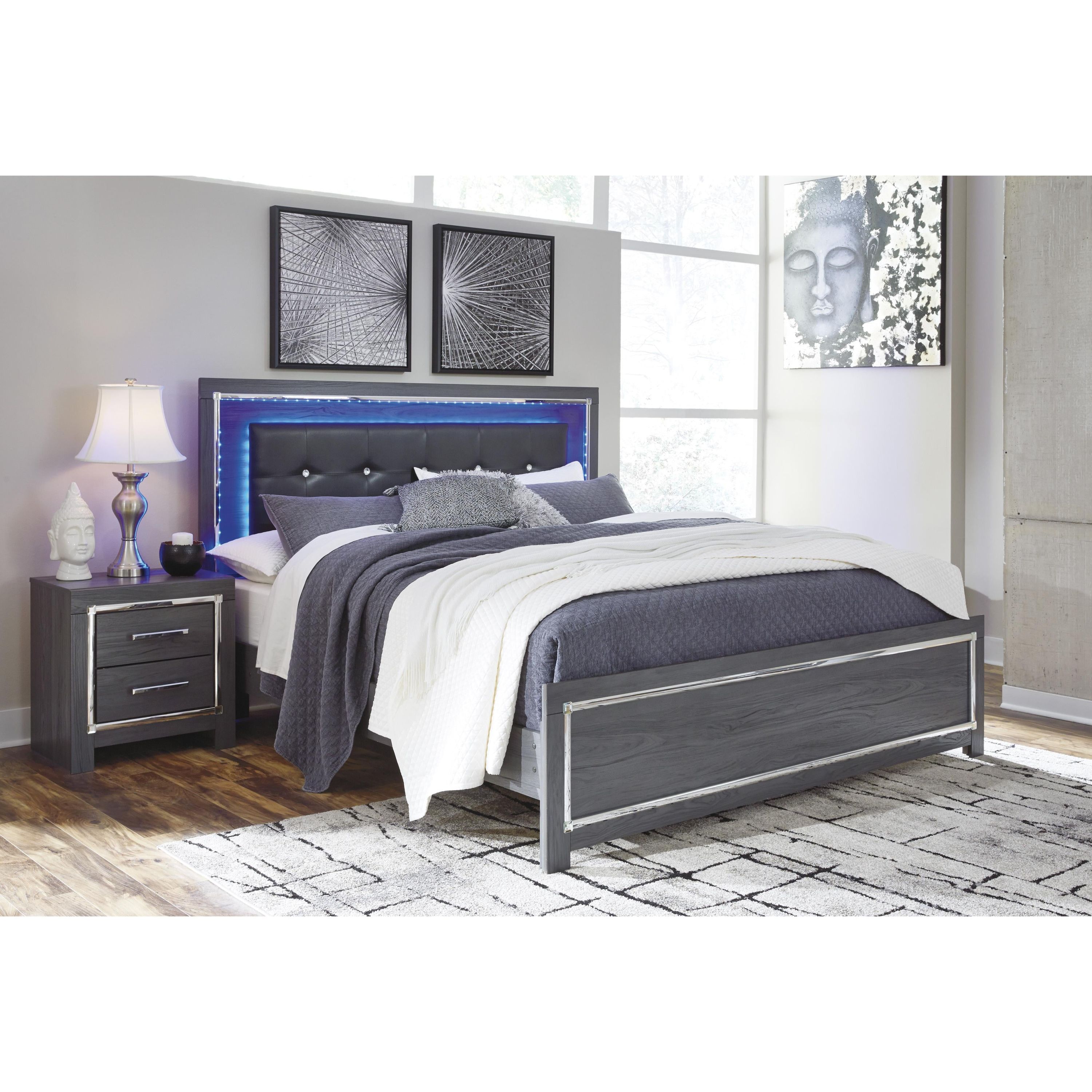 Signature Design by Ashley Lodanna B214B15 King Panel Bed - Image 1