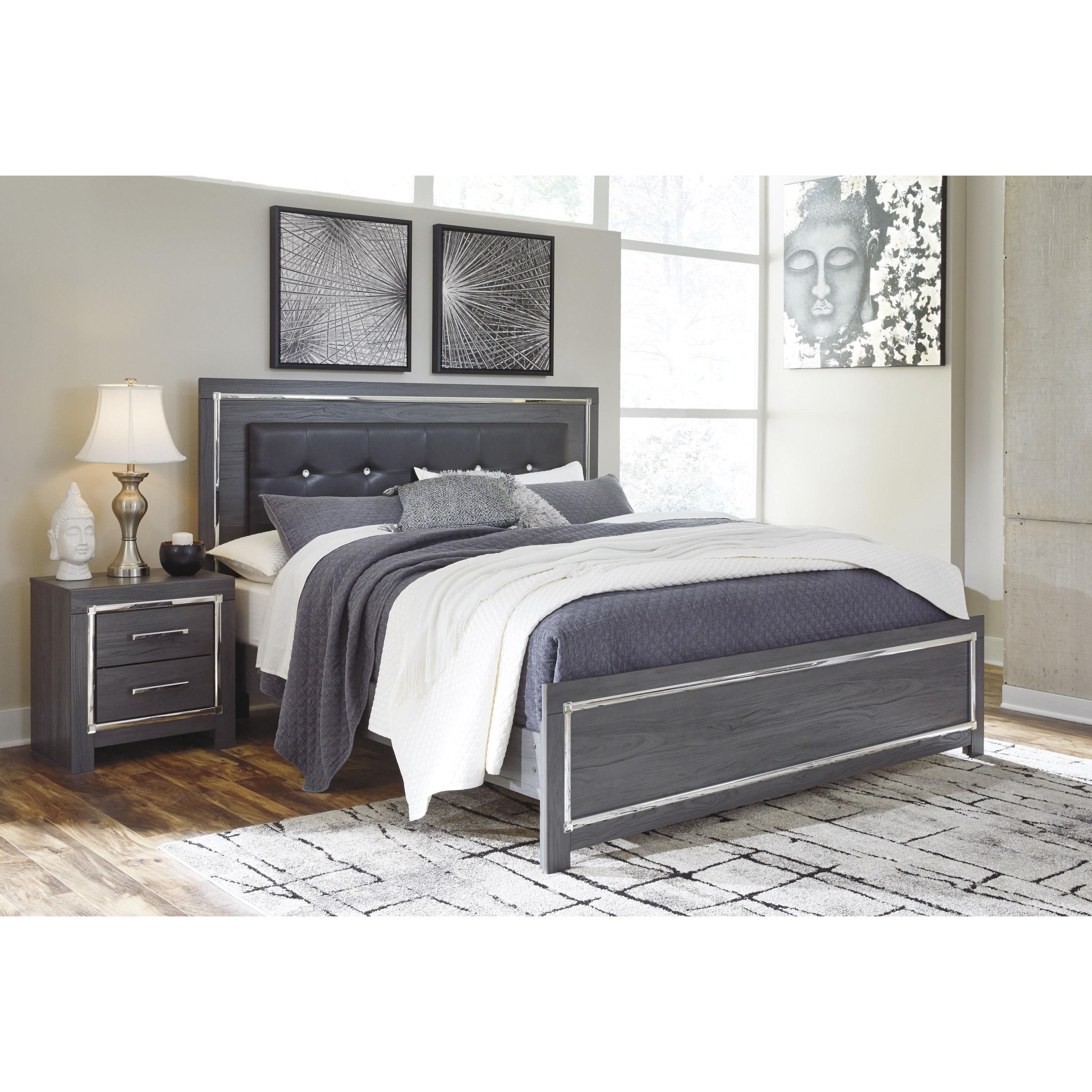 Signature Design by Ashley Lodanna B214B15 King Panel Bed - Image 2