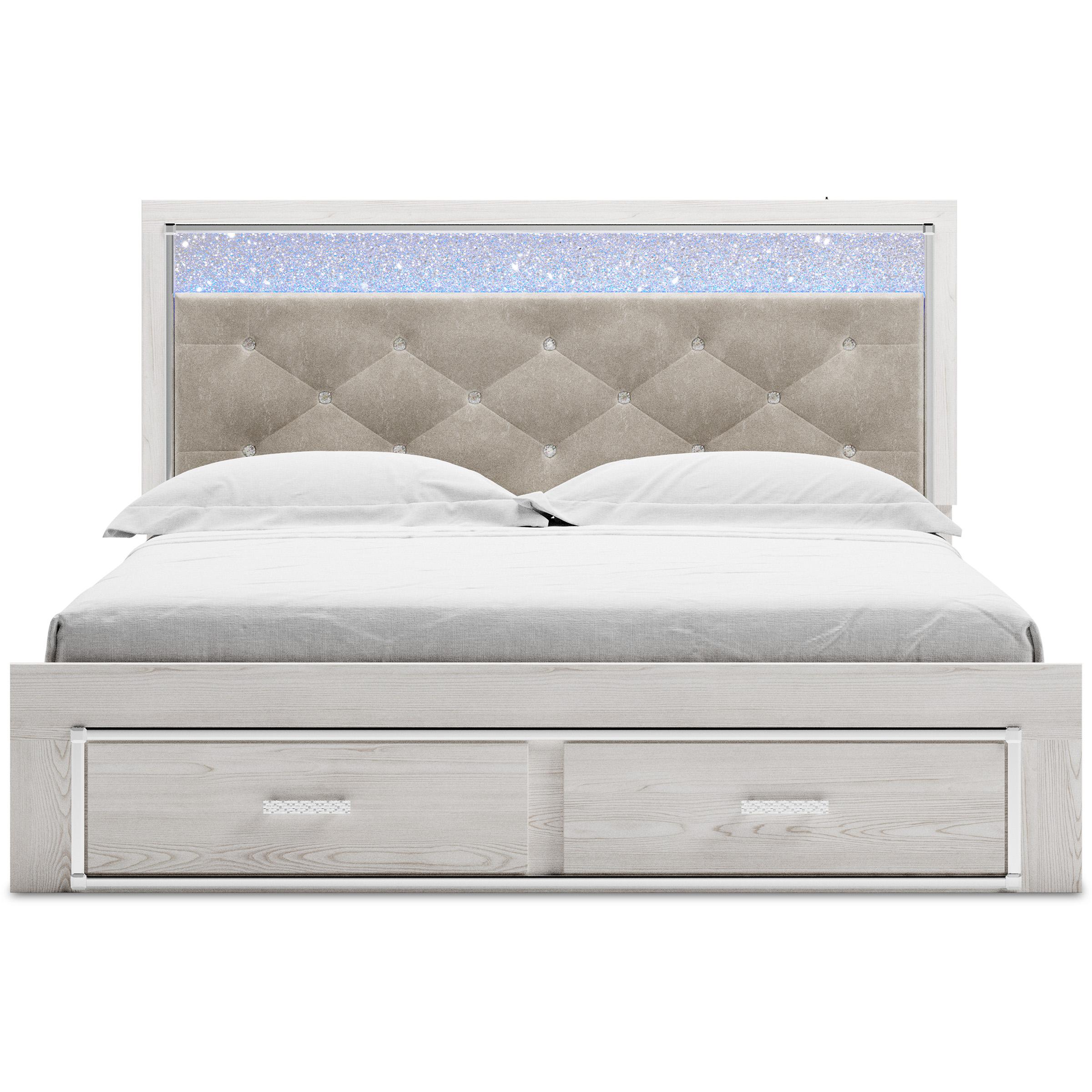 Signature Design by Ashley Altyra B2640B29 King Upholstered Storage Bed - Image 2